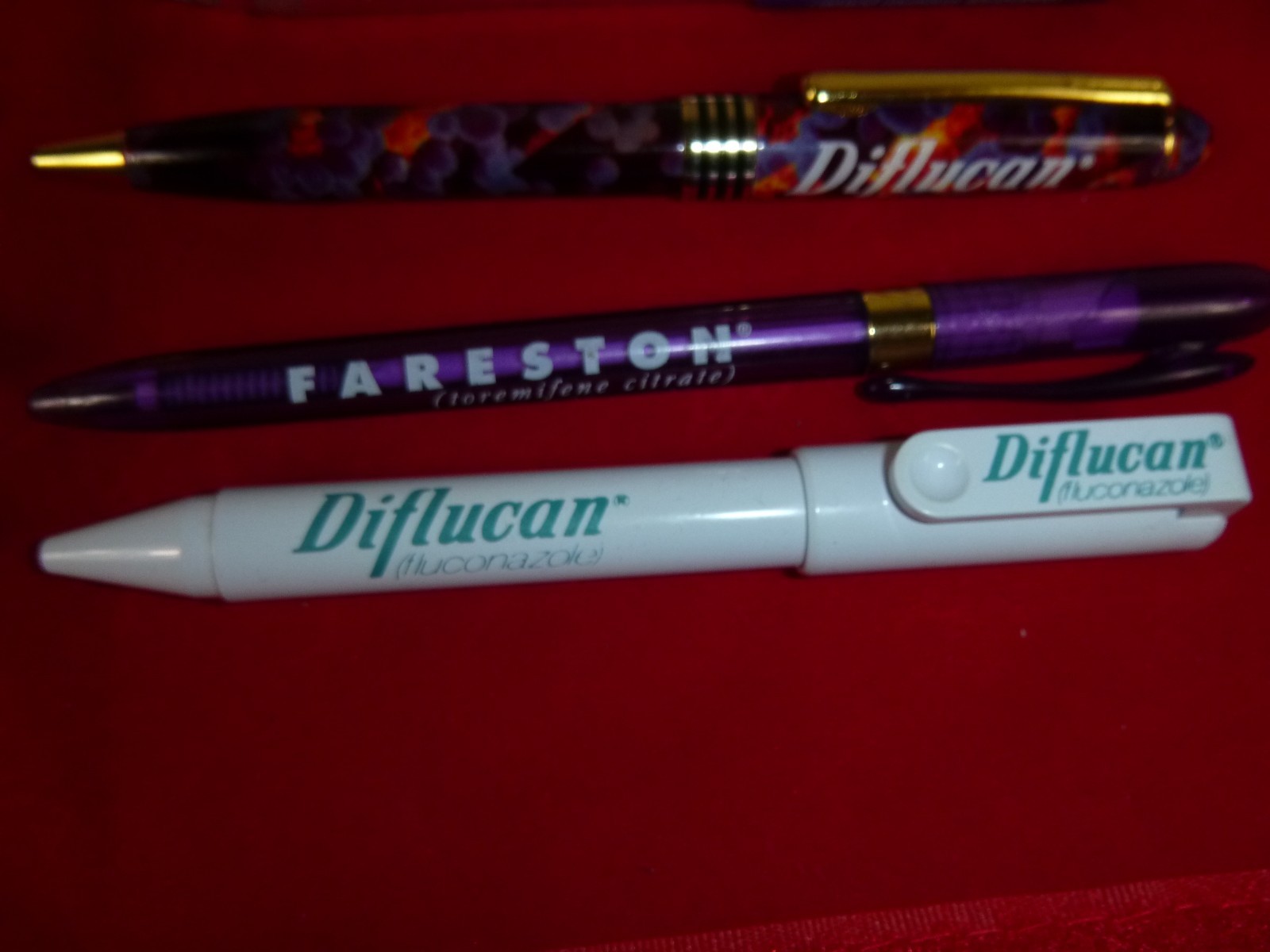 Lot of 15 Ink Pen Drug Pharmaceutical Rep Advertising Heavy Metal Plastic Twist