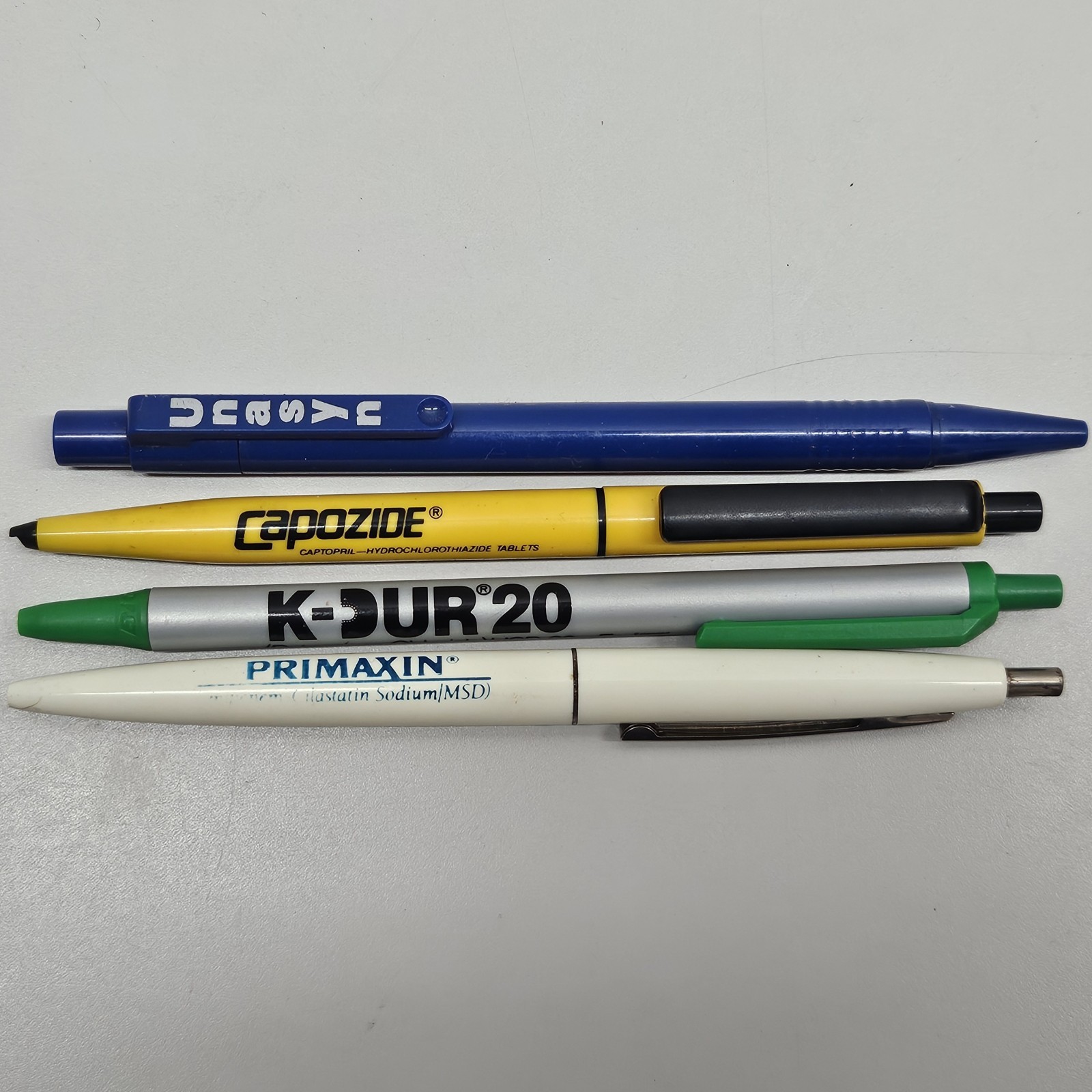 Vintage Pharmaceutical Pens Lot Of 18 Various Brands Sales Rep *Not All Write