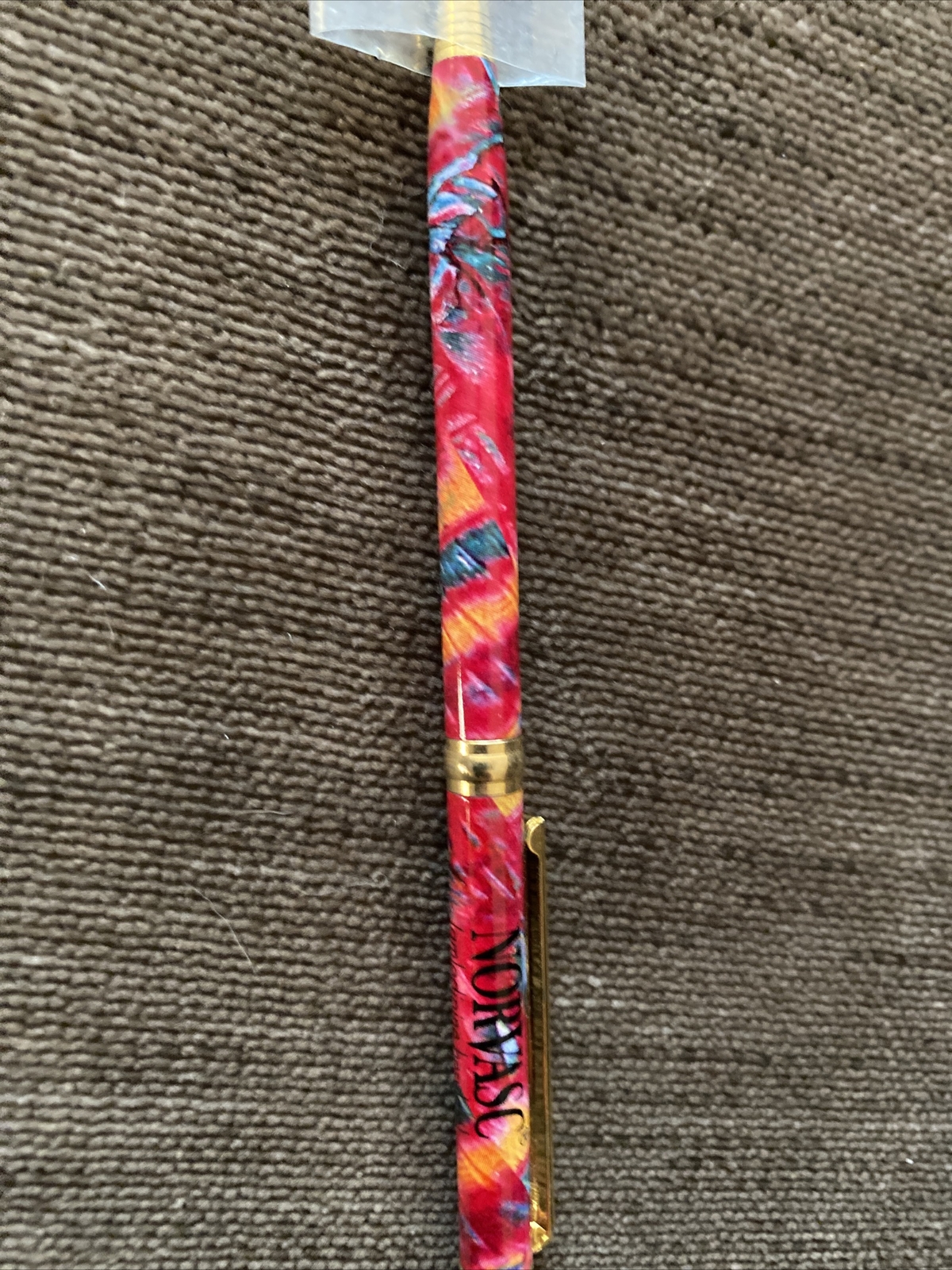 Norvasc Pen-extremely rare, beautiful multicolored pen + free metal Viagra pen