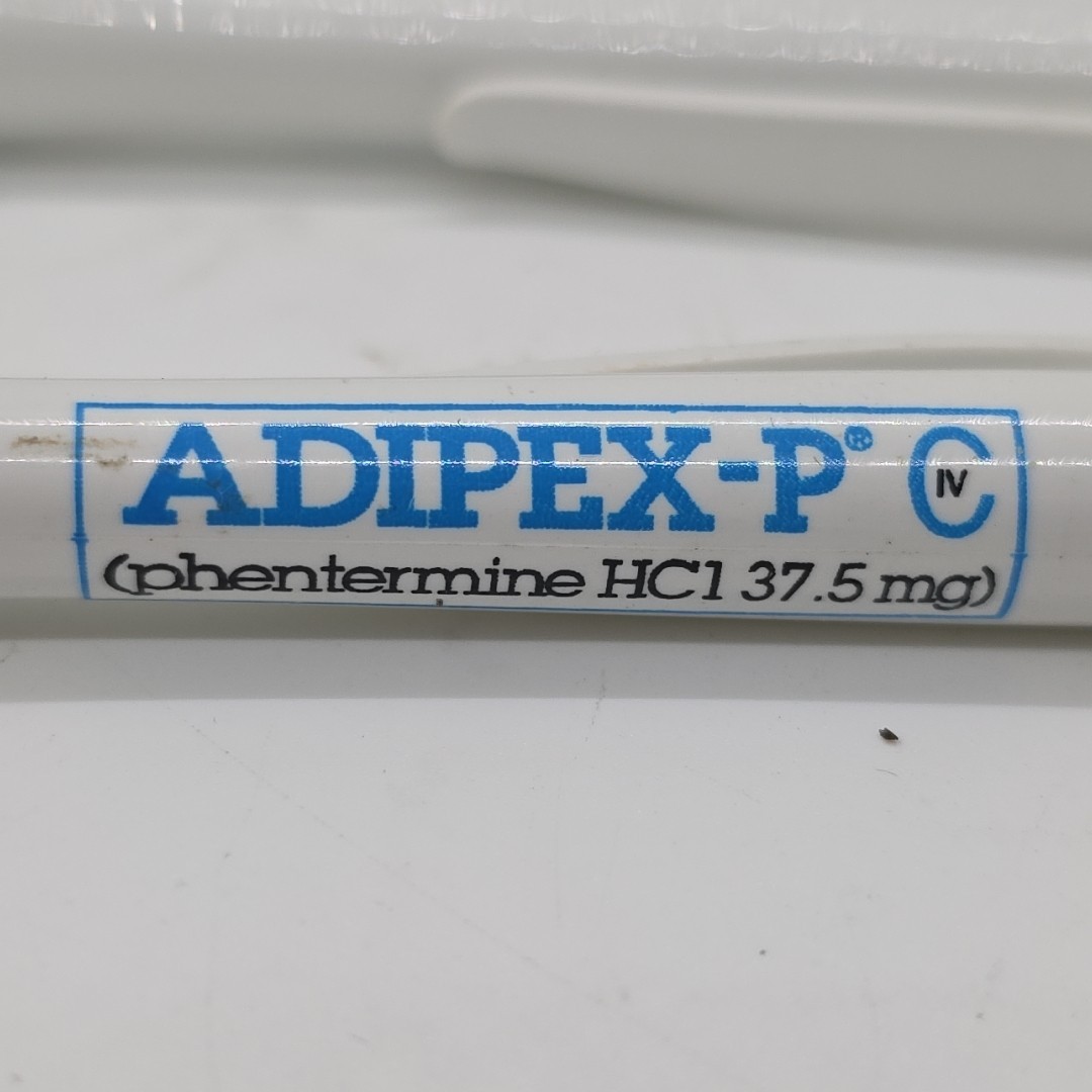 Lot of 2 Adipex-P Promotional Pens – White/Green Collector Advertising Pens