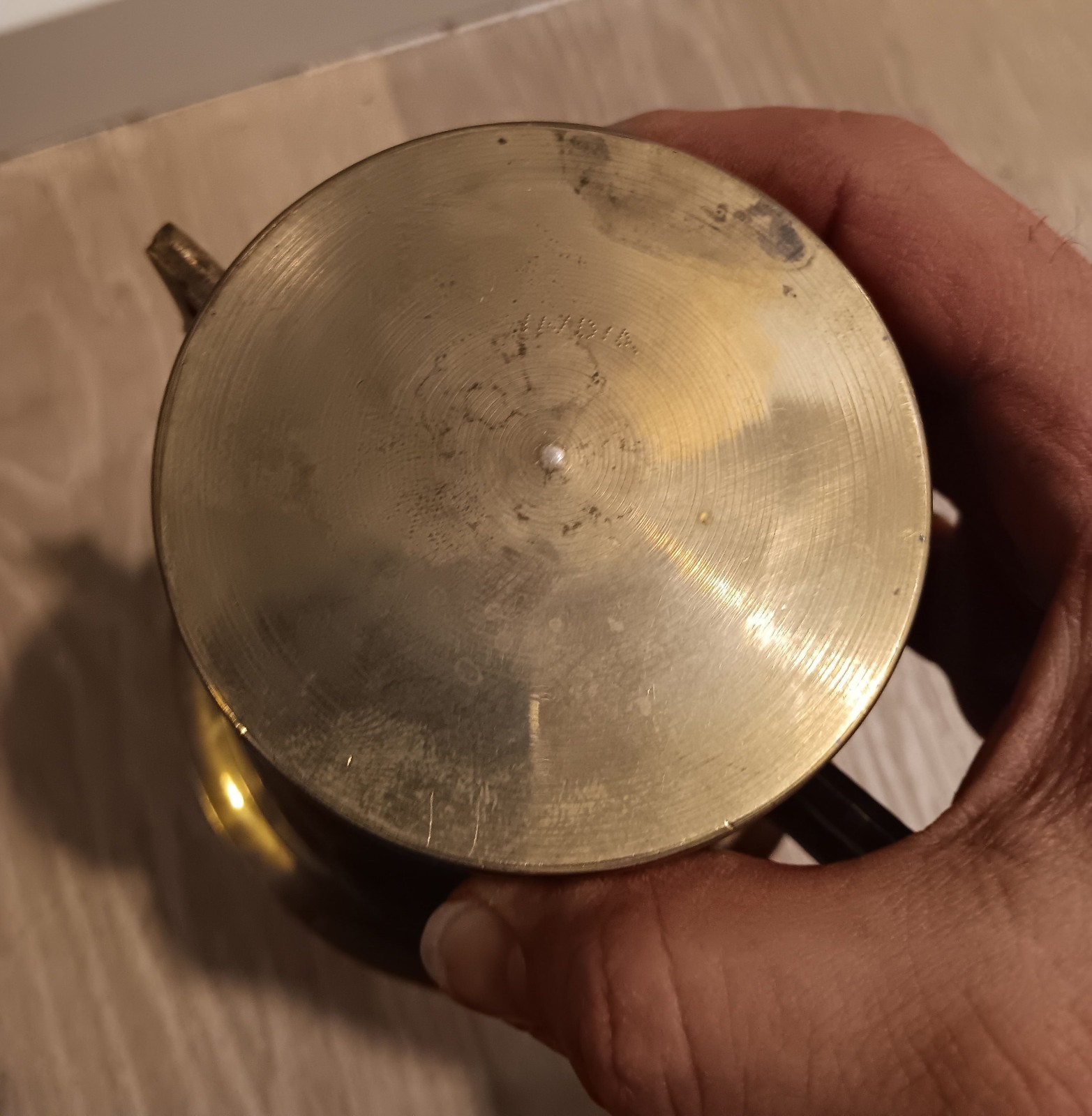 Vintage Brass Mortar And Pestle 4.5″ Tall & 6.25″ Madei in India