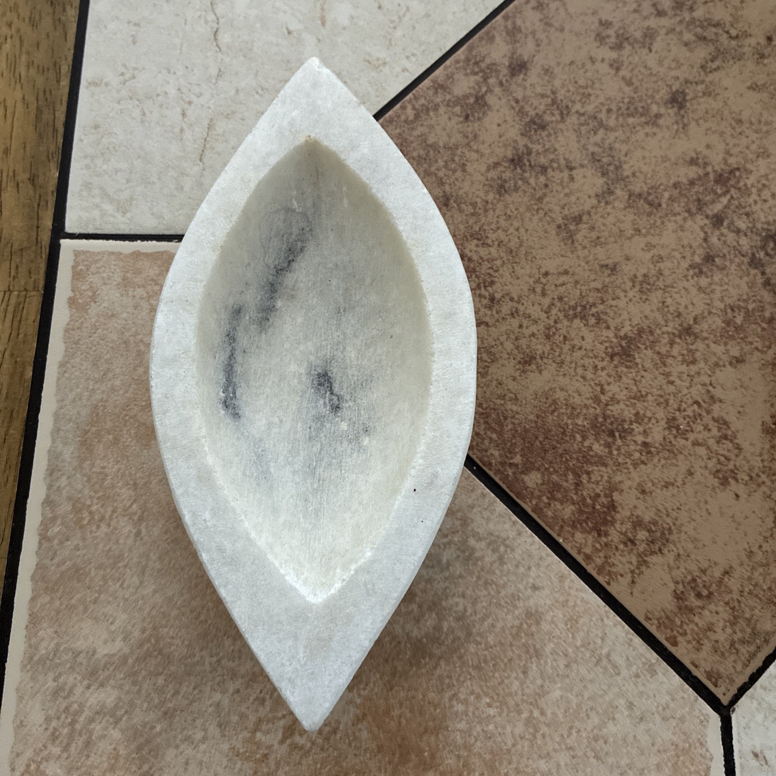 Marble Boat Mortar & Pestle Apothecary Pharmacy Medicine Herb Spice Grinder