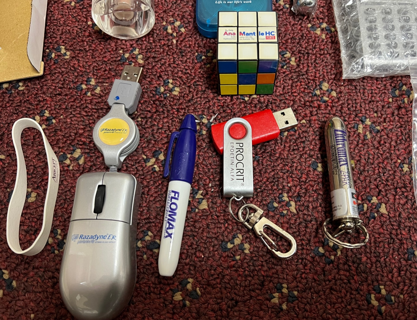 Pharmaceutical Advertising drug rep promotional collectible pens toys disk RARE!