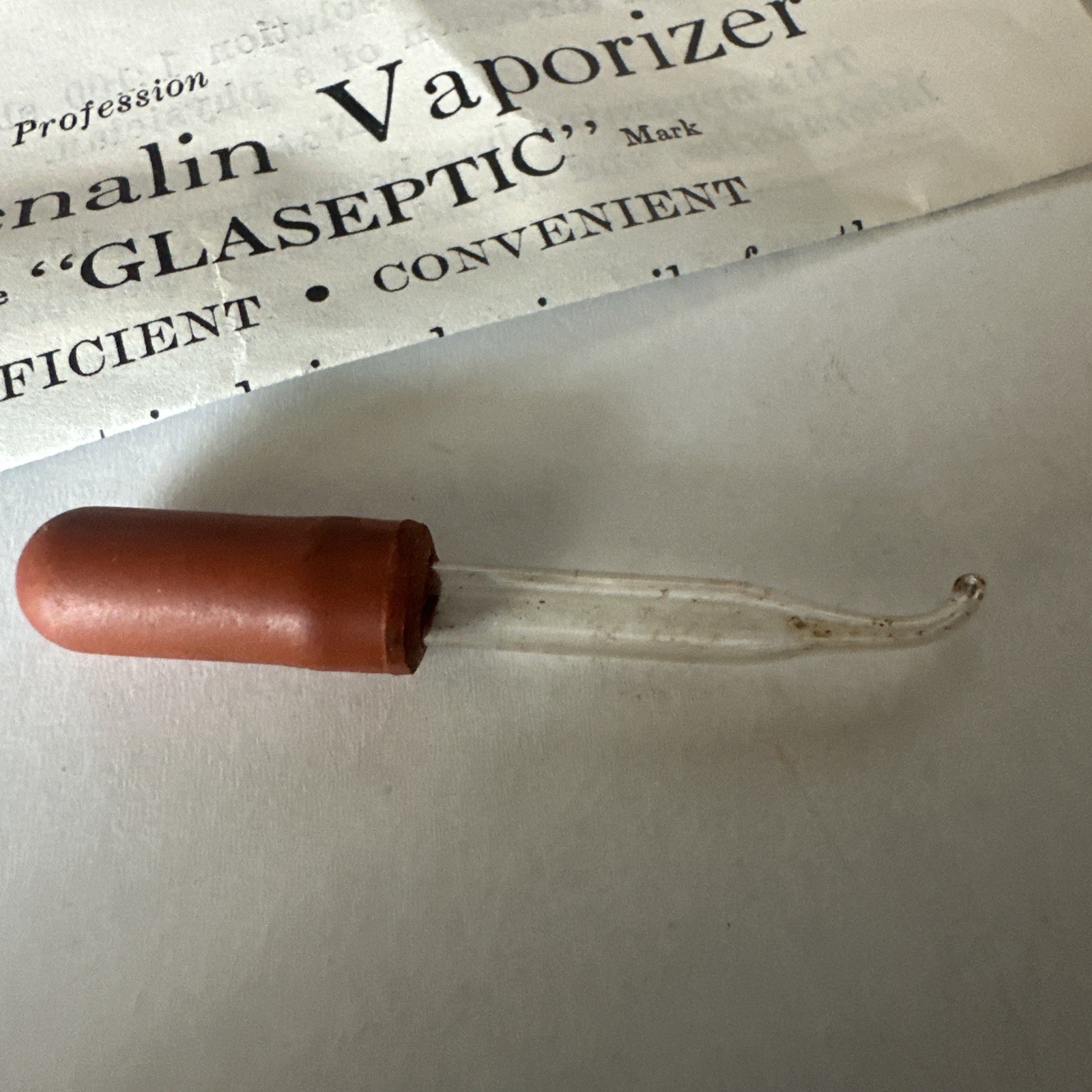 Antique Adrenalin Vaporizer Set Glaseptic Parke Davis & Co Detroit MI Complete