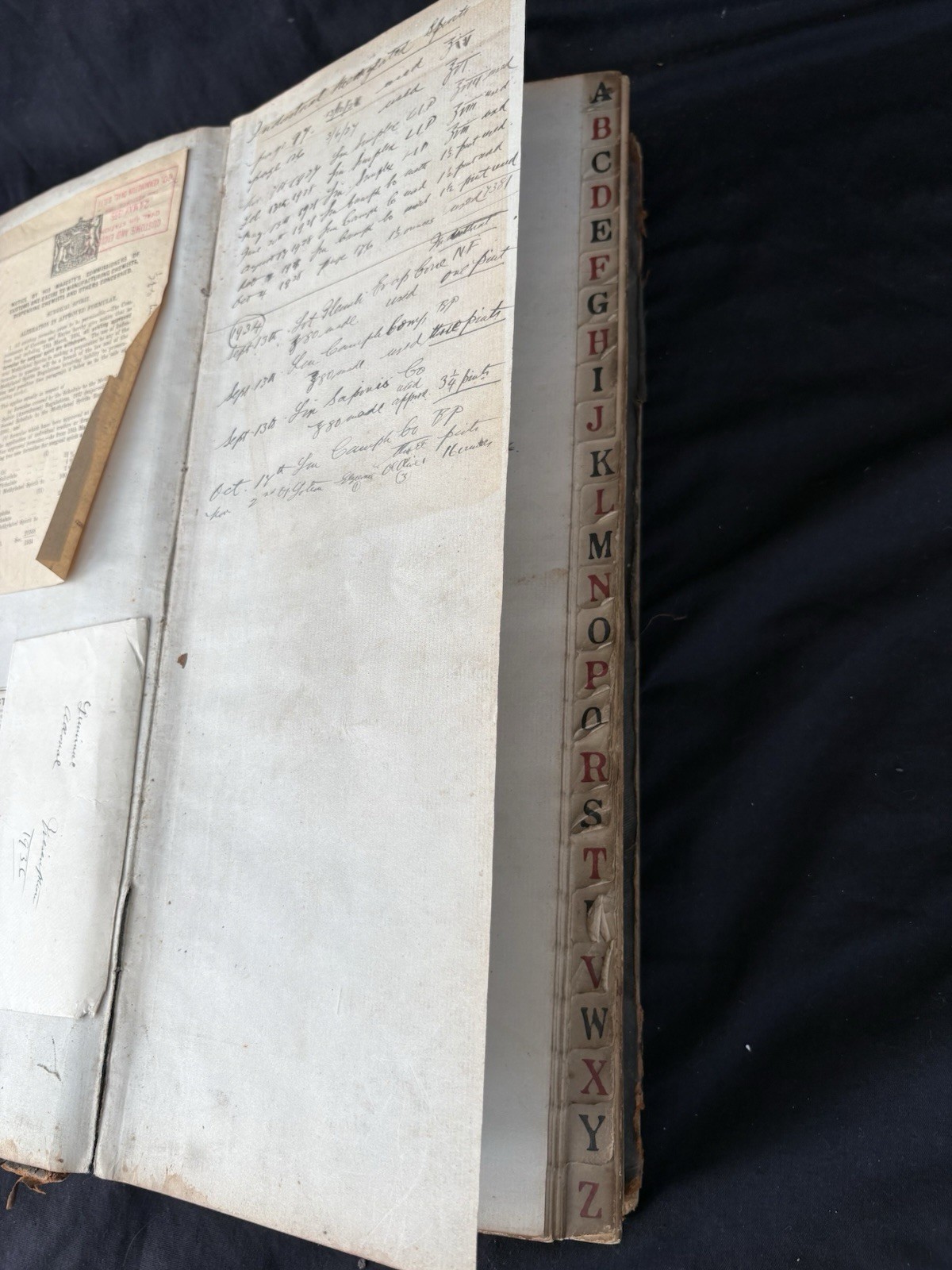 Handwritten Chemist Prescription Ledger Kennington Park London Pharmacy 1920