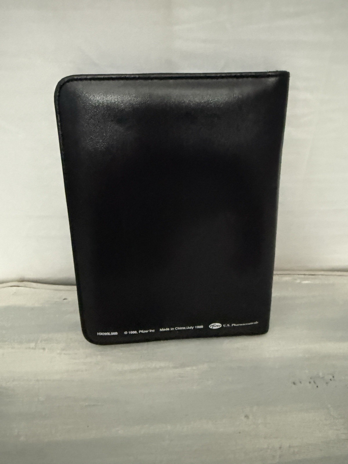 Vintage Viagra Pfizer Small Portfolio Bi-Folder Professional 1998 9″x6″