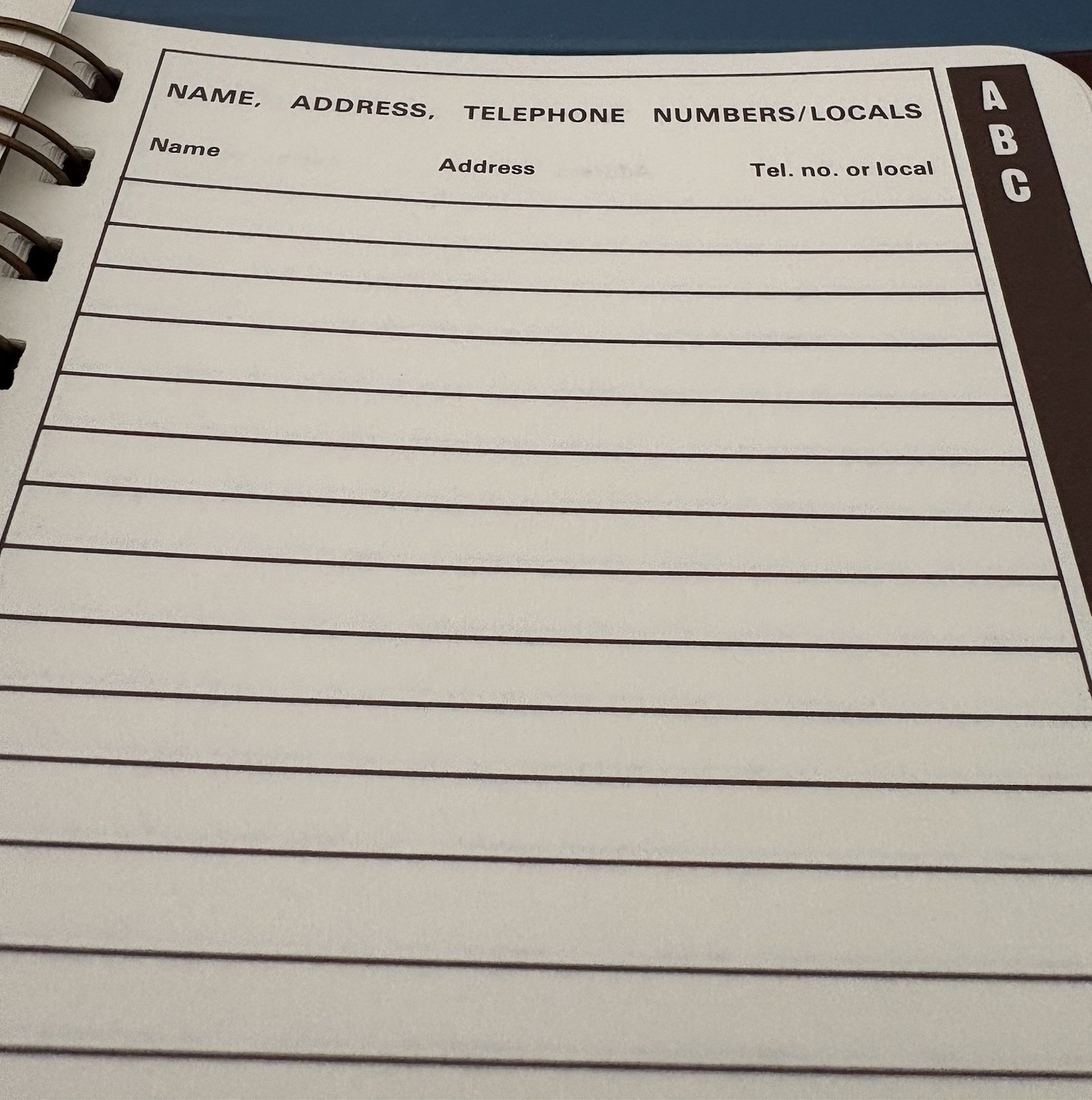 VTG 1985 ATIVAN SPIRAL DOCTOR’S DIARY, NOTEBOOK, PHARMA DRUG REP LOGO NEW NOS