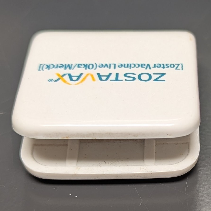 Drug Rep Advertising Promo Refrigerator Magnetic Clip Zostavax Pharmaceutical