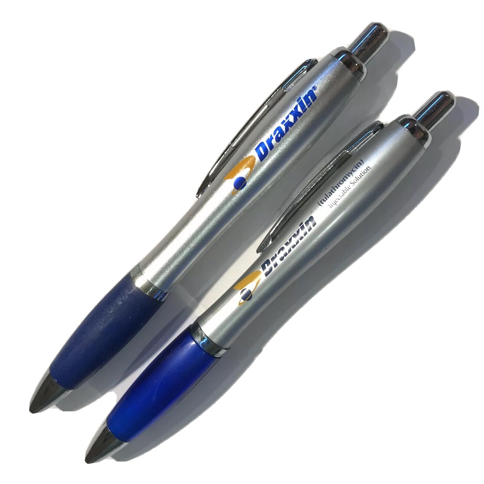 2️⃣ Lot of Two [2] DRAXXIN CLICK PENS Rare Collectible Promotional Items