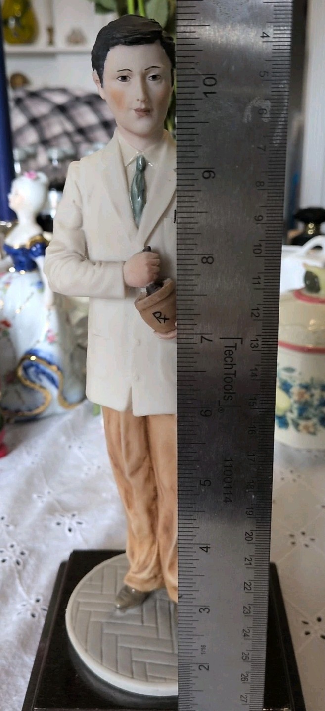 Pharmacy Figurine , statue A. Belcarl 11 Inches Made In Italy