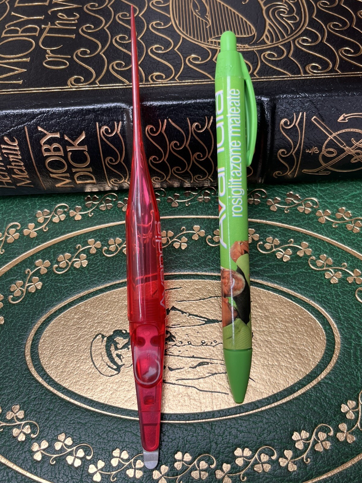 Collectible AVANDIA pharmaceutical Drug Rep pen and Staple Remover