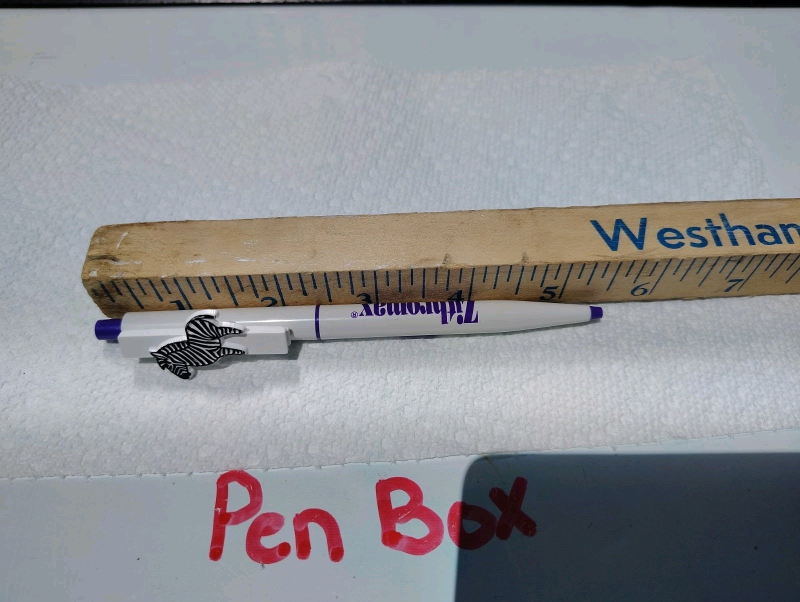 Zithro ZEBRA pen Drug Rep Pharmaceutical Promo Medical Advertising Swag