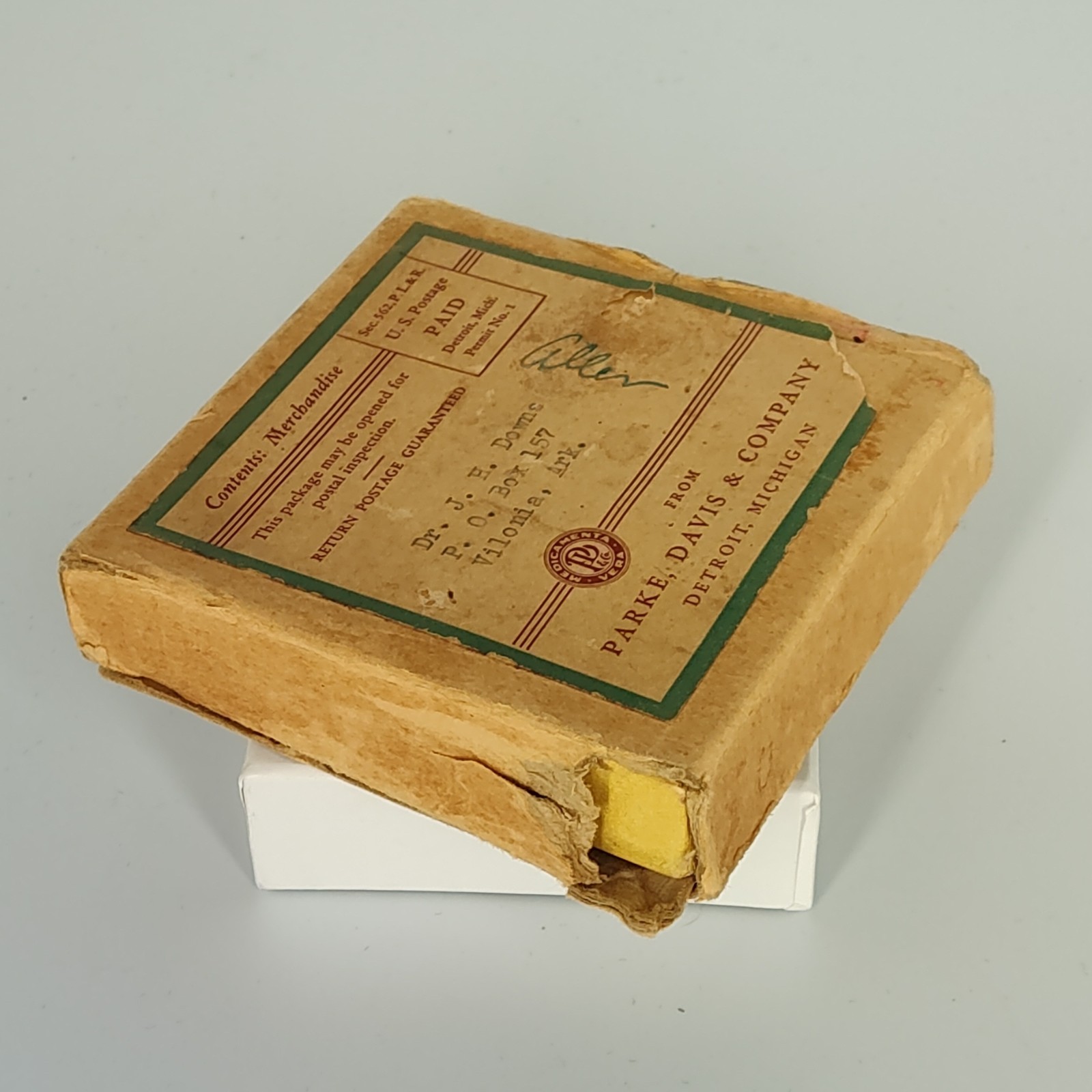 Early 1900s Pharmaceutical Advertising Toy Parke Davis Jacks Set Boxed Doctor