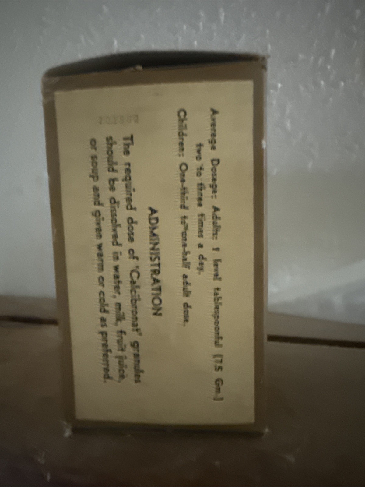 Vintage Sandoz Chemical Works ‘Calcibronat’ Collectible Display Box