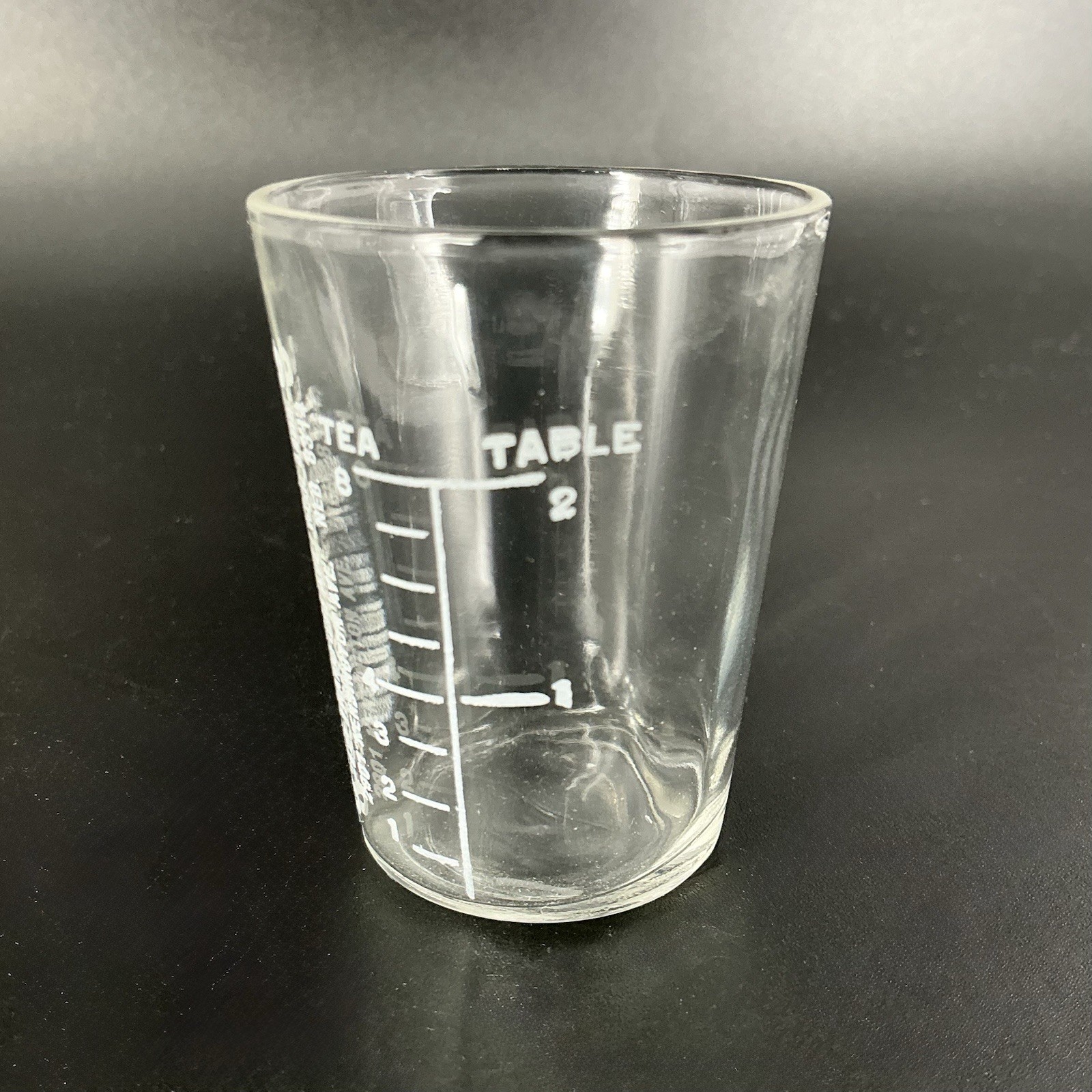 Advertising Medicine Dosing Cup Glass Stein’s Drug Stores Philadelphia PA