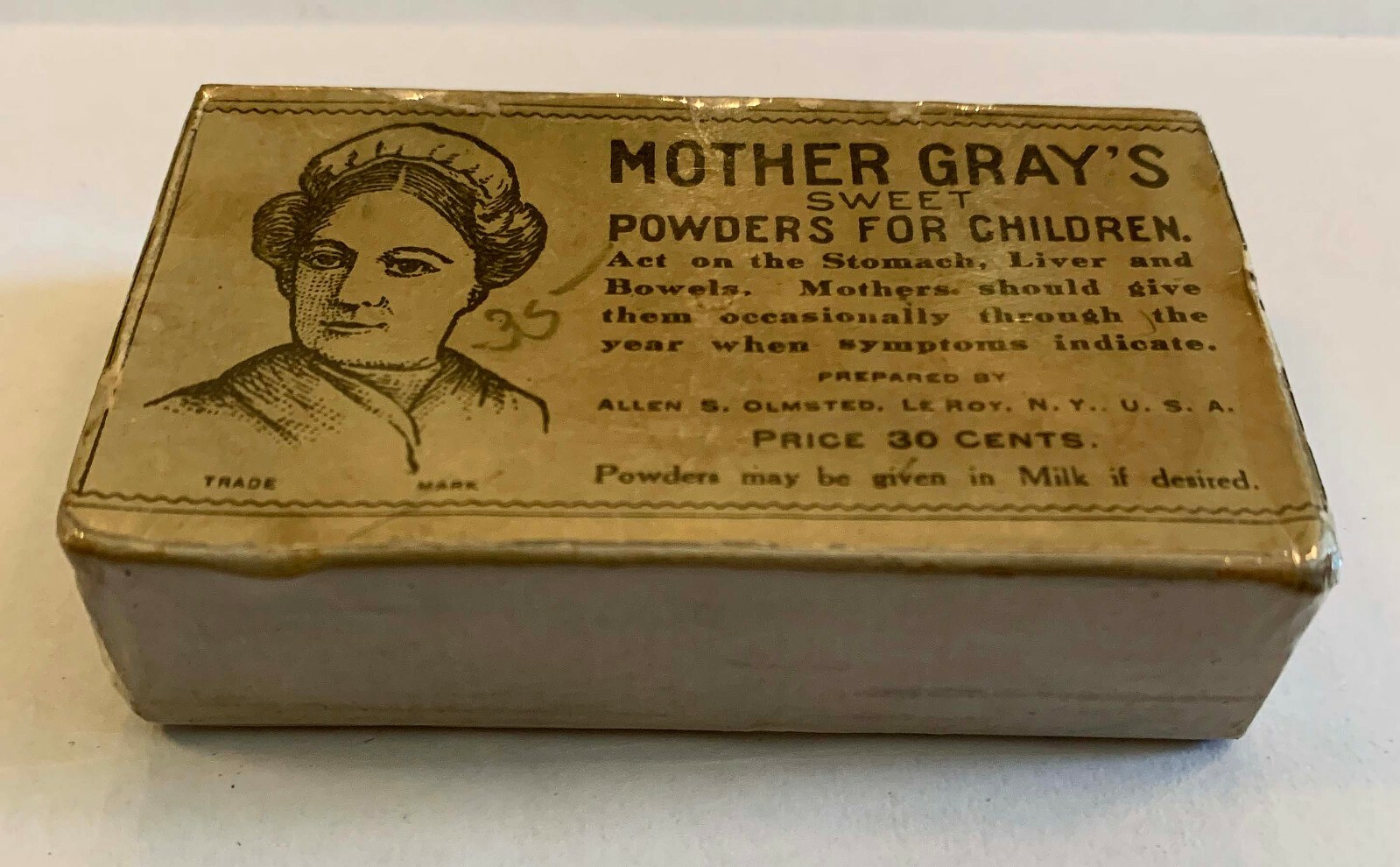 Vintage Advertising MOTHER GRAY’S POWDER FOR CHILDREN