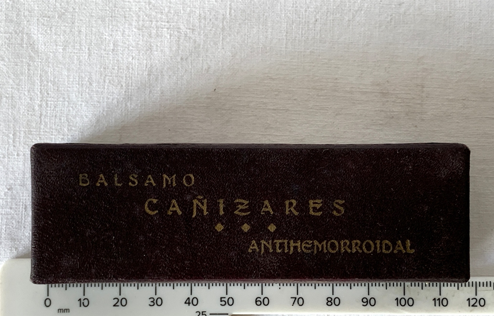 Vintage Empty Spanish Apothecary / Pharmacy Cardboard Ointment Box