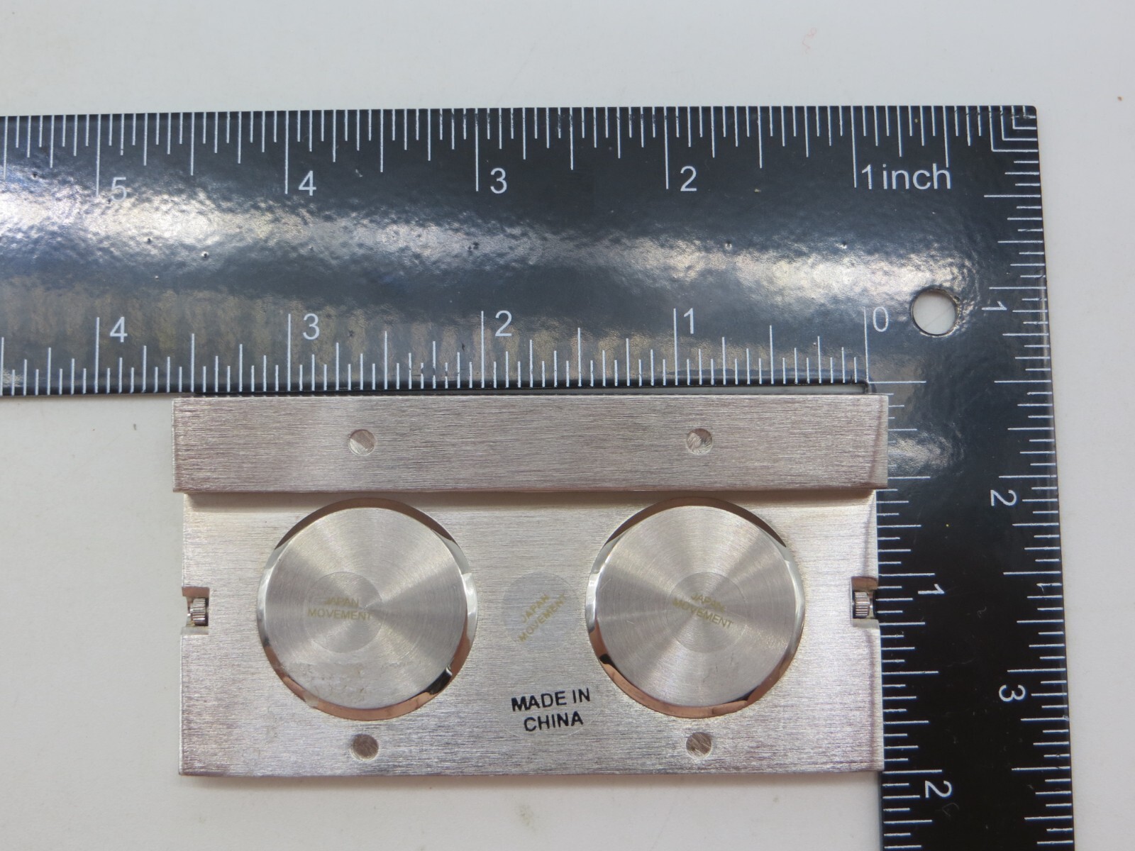 Drug Rep Promo Nexium Dual Clock / Business Card Holder promotional item