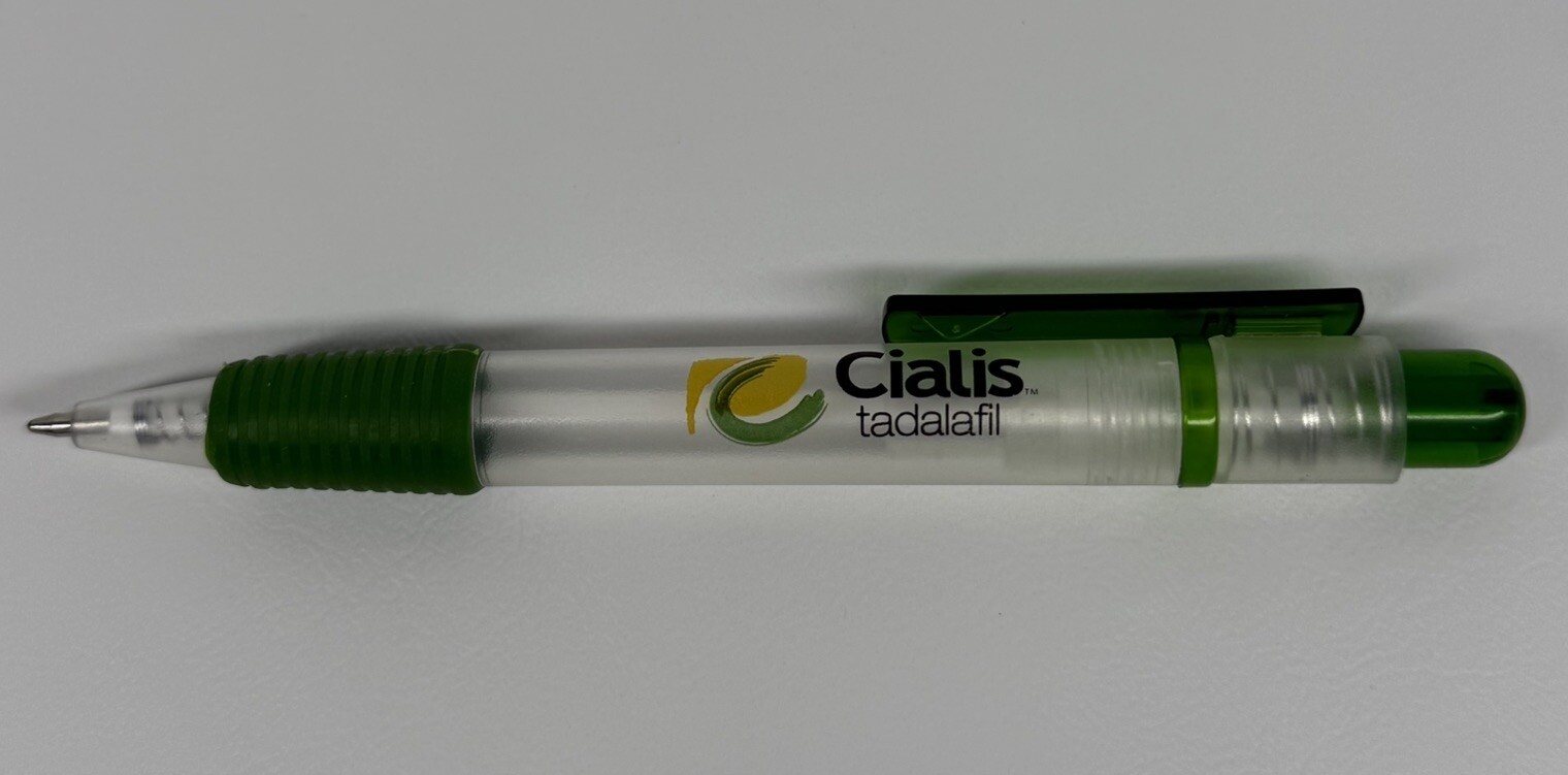 Drug Rep Advertising Pharma Collectable Pens Viagra Cialis Yamanouchi lot of 3