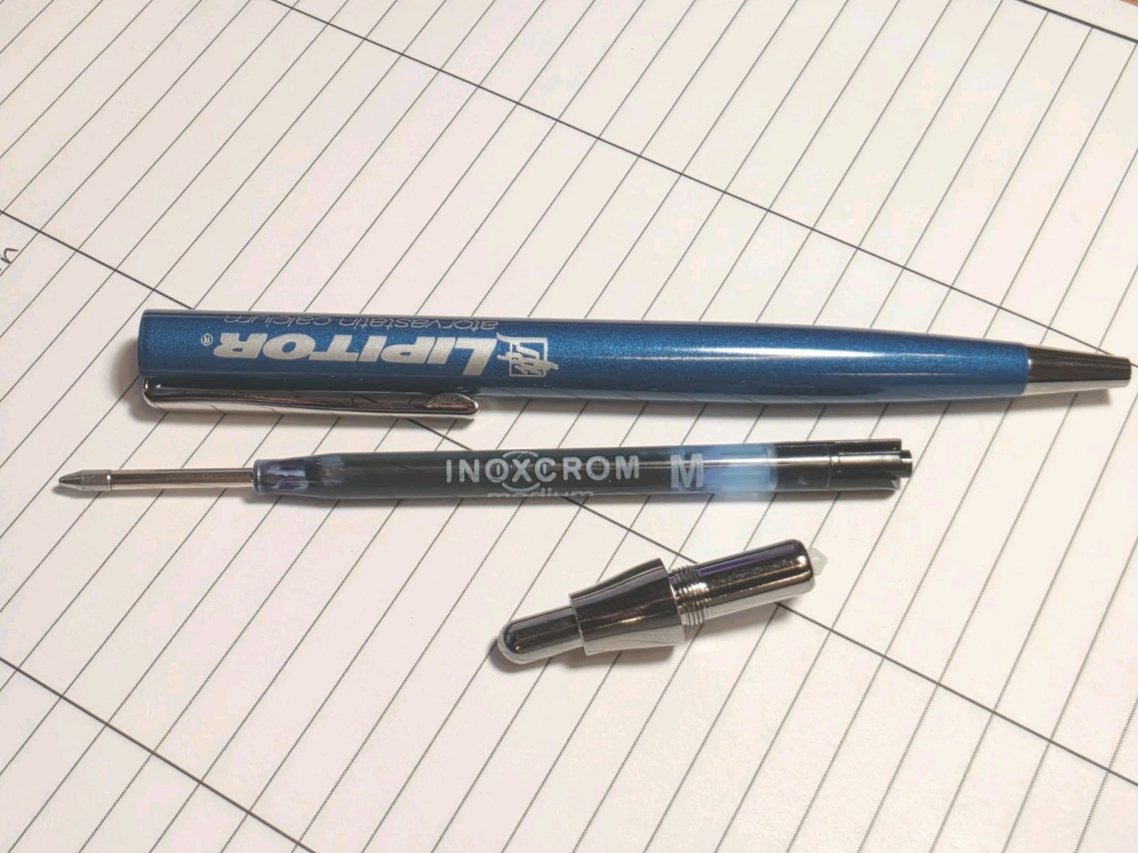INOXCROM Lipitor Ballpoint pen discontinued Pharmaceutical Made In Spain – Rare!