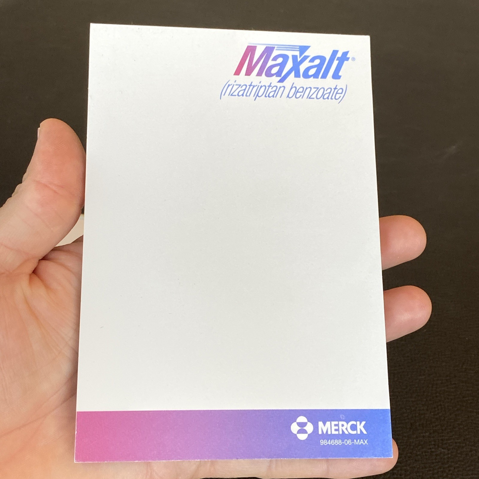 Lot 3 Vtg Pharma Drug Rep NotePad Merck Maxalt MSD Pfizer Celebrex Advertising