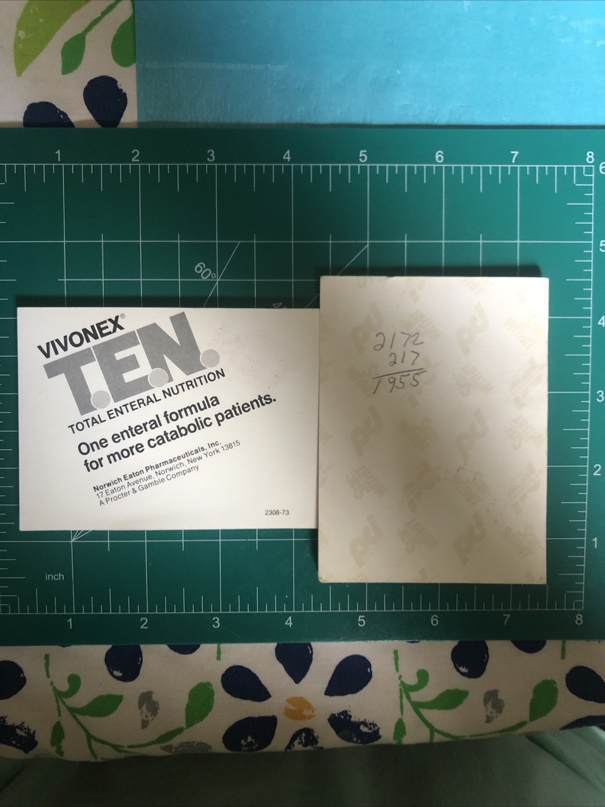 Vintage Drug Rep Pharmaceutical Promo Medical Ad Tablet Post It Note X 2 Vivonex