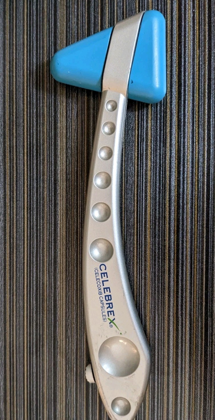 Vtg Pfizer Celebrex Bextra Pharmacutical Drug Rep Promo Neuro Reflex Hammer