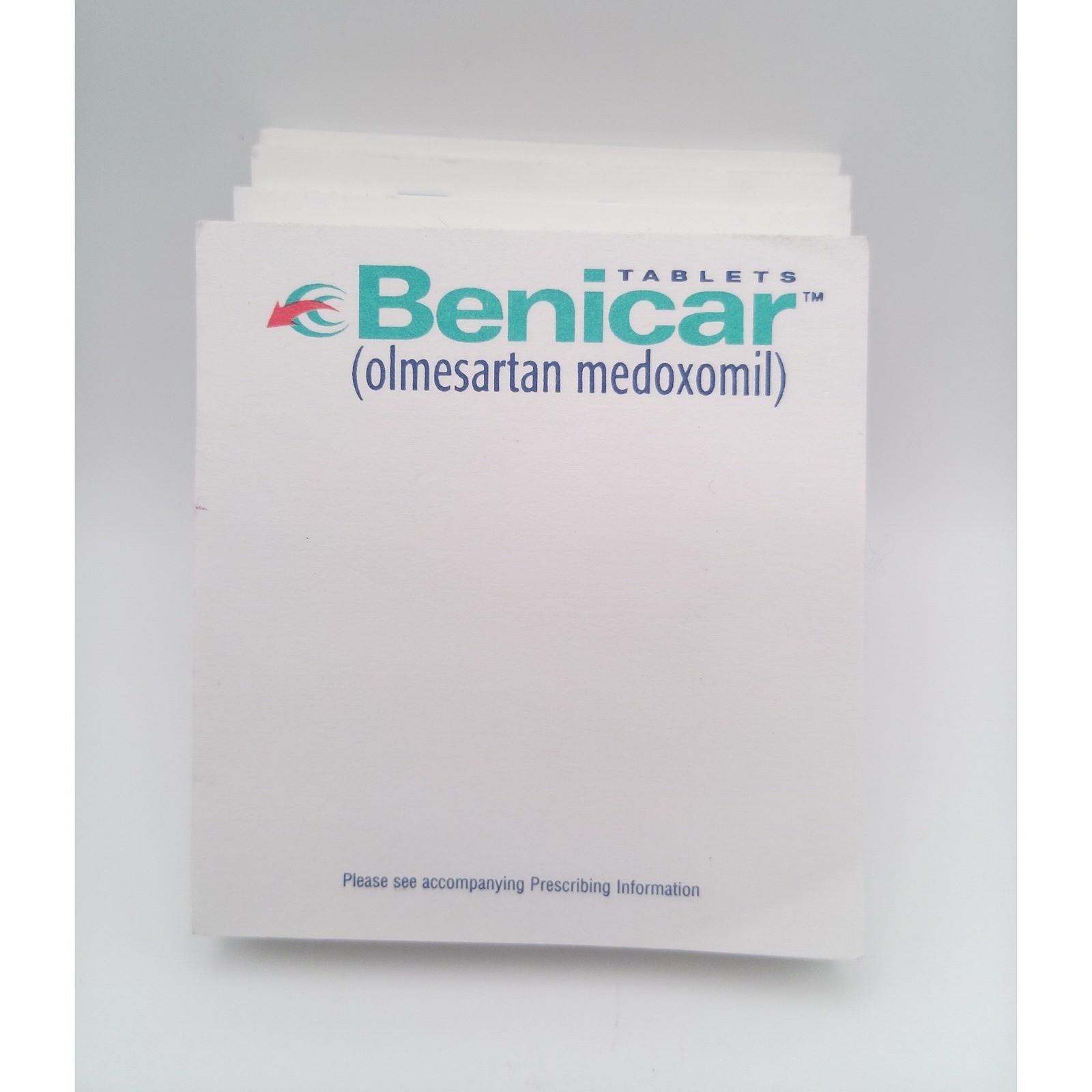 Benicar Pharmaceutical Drug Rep Post It Notes Lot of 5 VTG