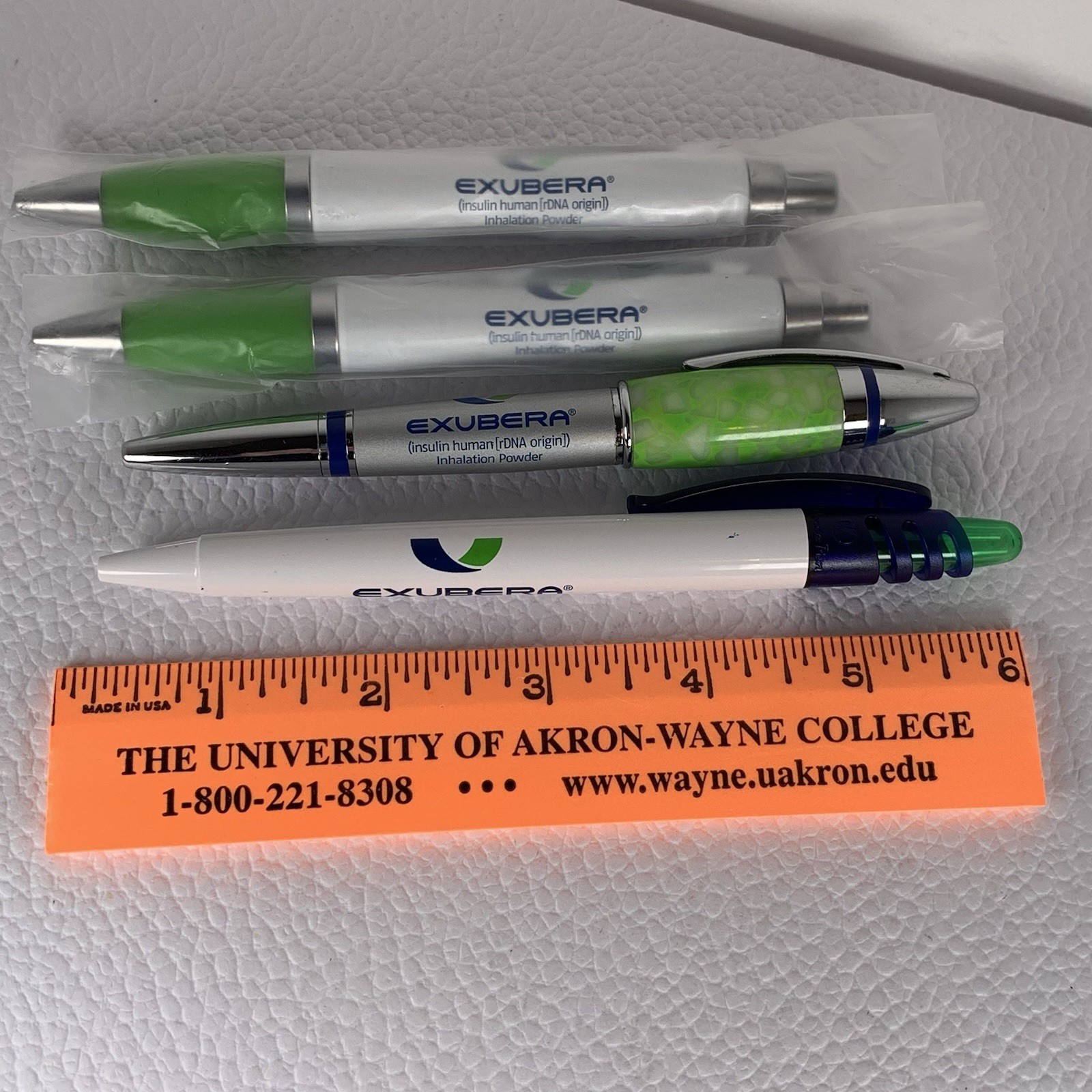 EXUBERA Collectible Heavy Metal Pen Drug Rep Advertising Pharma Original Owner 4