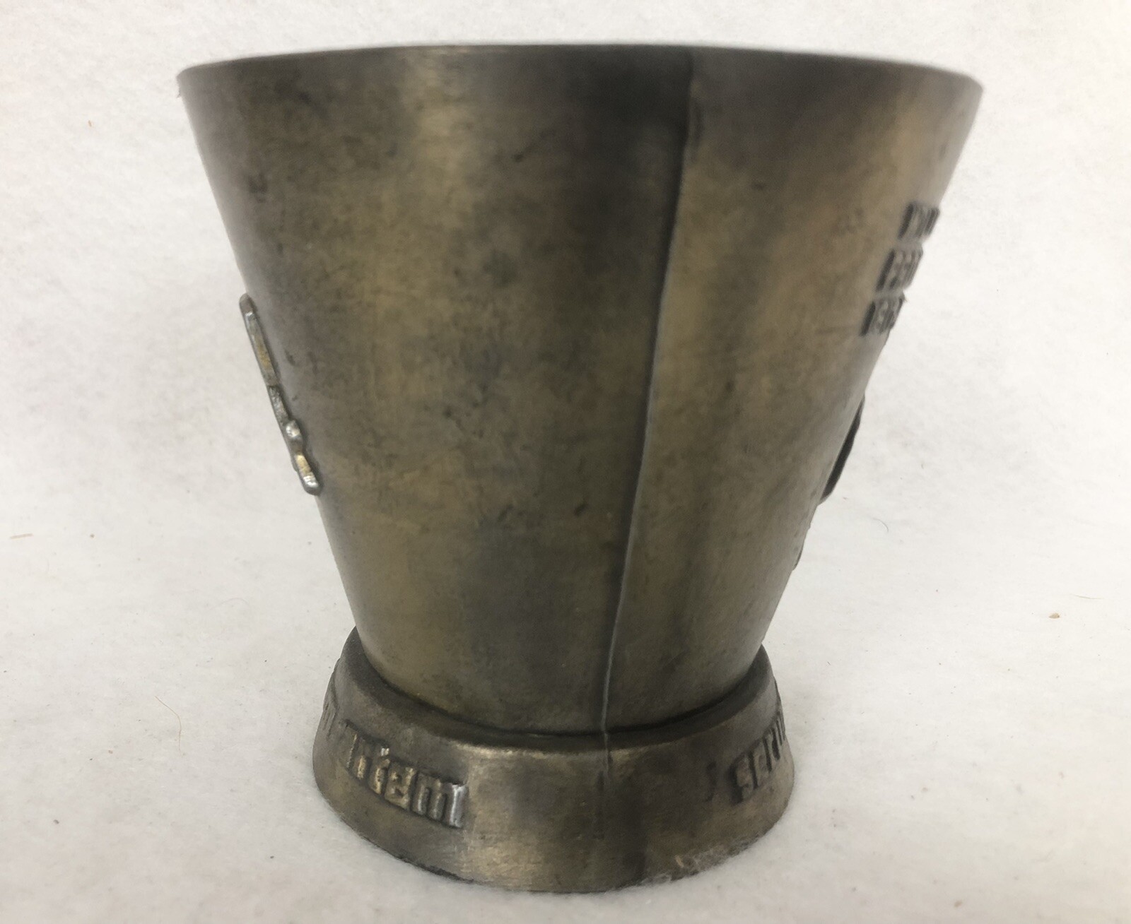 VTG Metal William Proctor Jr RX Secundum Artem Schering Mortar and Pestle
