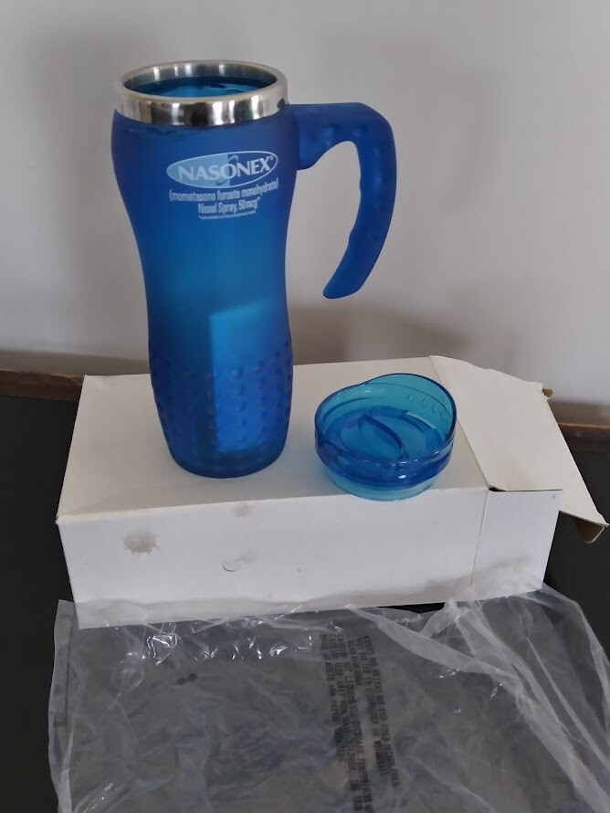 Nasonex Travel Mug in Original Box