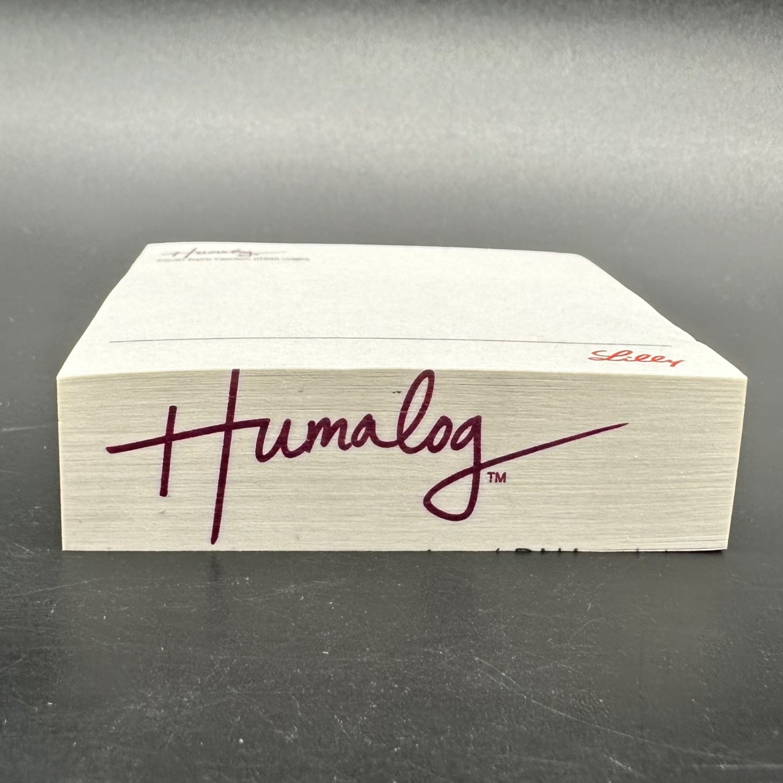 Humalog Sticky Notes Lilly Pharmaceutical Rep Promo Pad Advertising Merch