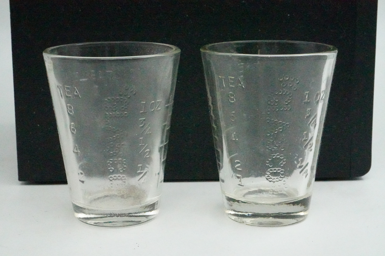 Apothecary Dose Measurement Cup Teaspoon ML Glasco