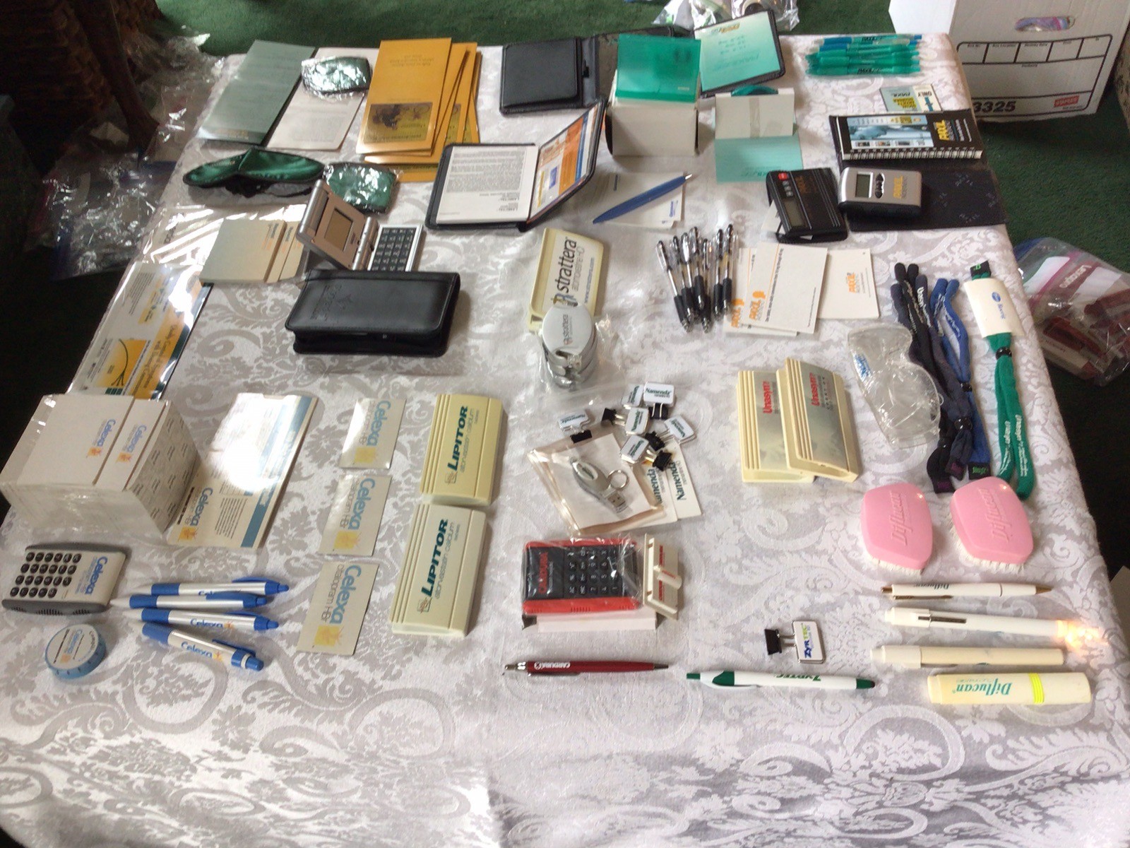 Pharmaceutical Rep. Advertisement HUGE Lot of over 350 Vintage promo Items