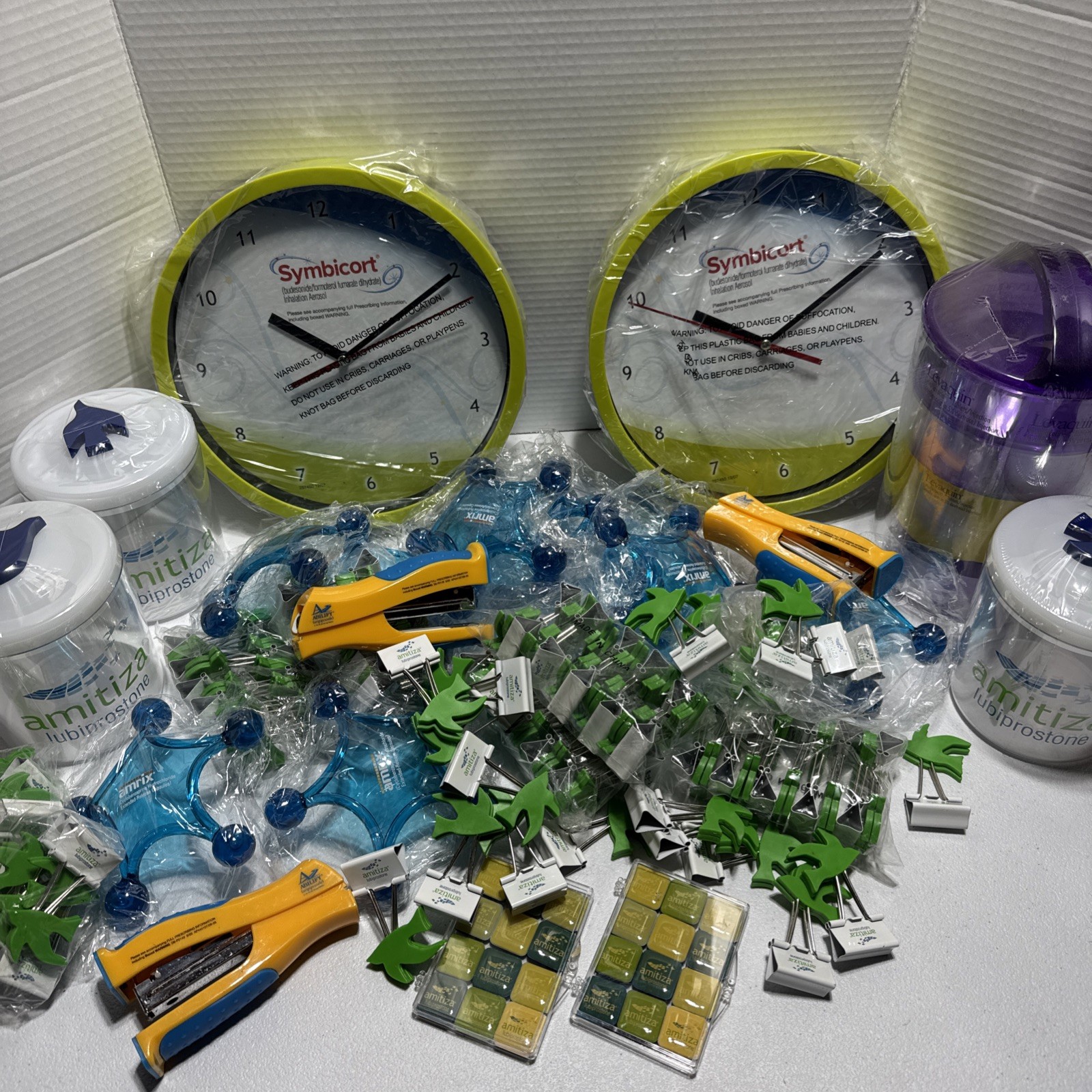Pharmaceutical Promo Items 25+ Huge Lot Symbicort Abilify Levaquin Lot #PC4