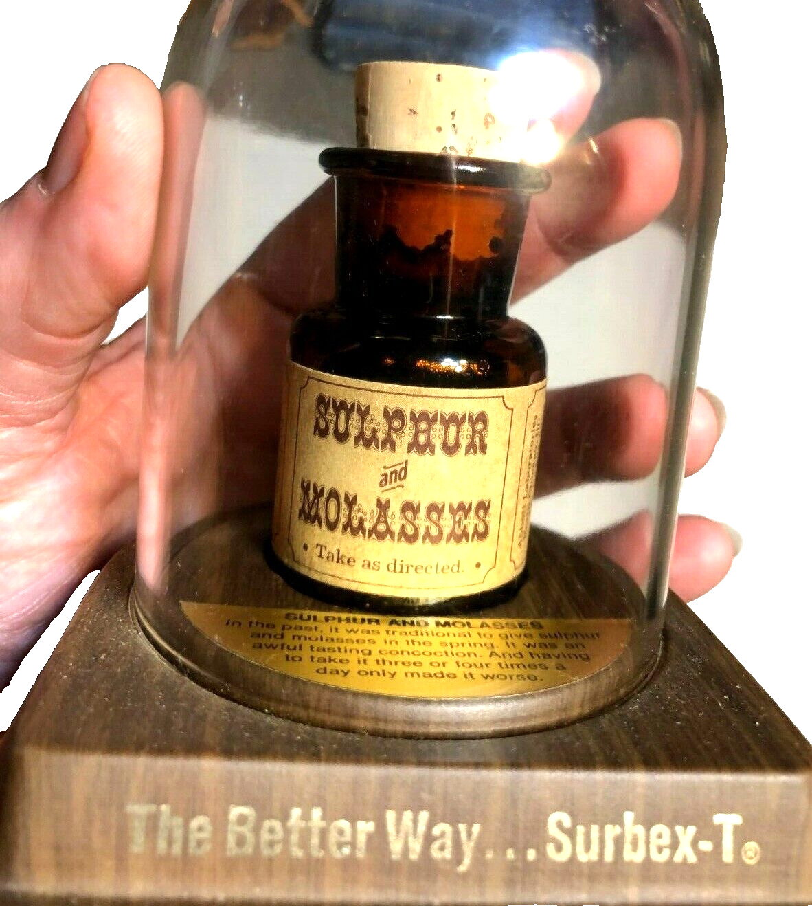 Set Of 4 Pharmaceutical Medicine Bottles Advertising Surbex -T Oil Of Valerian
