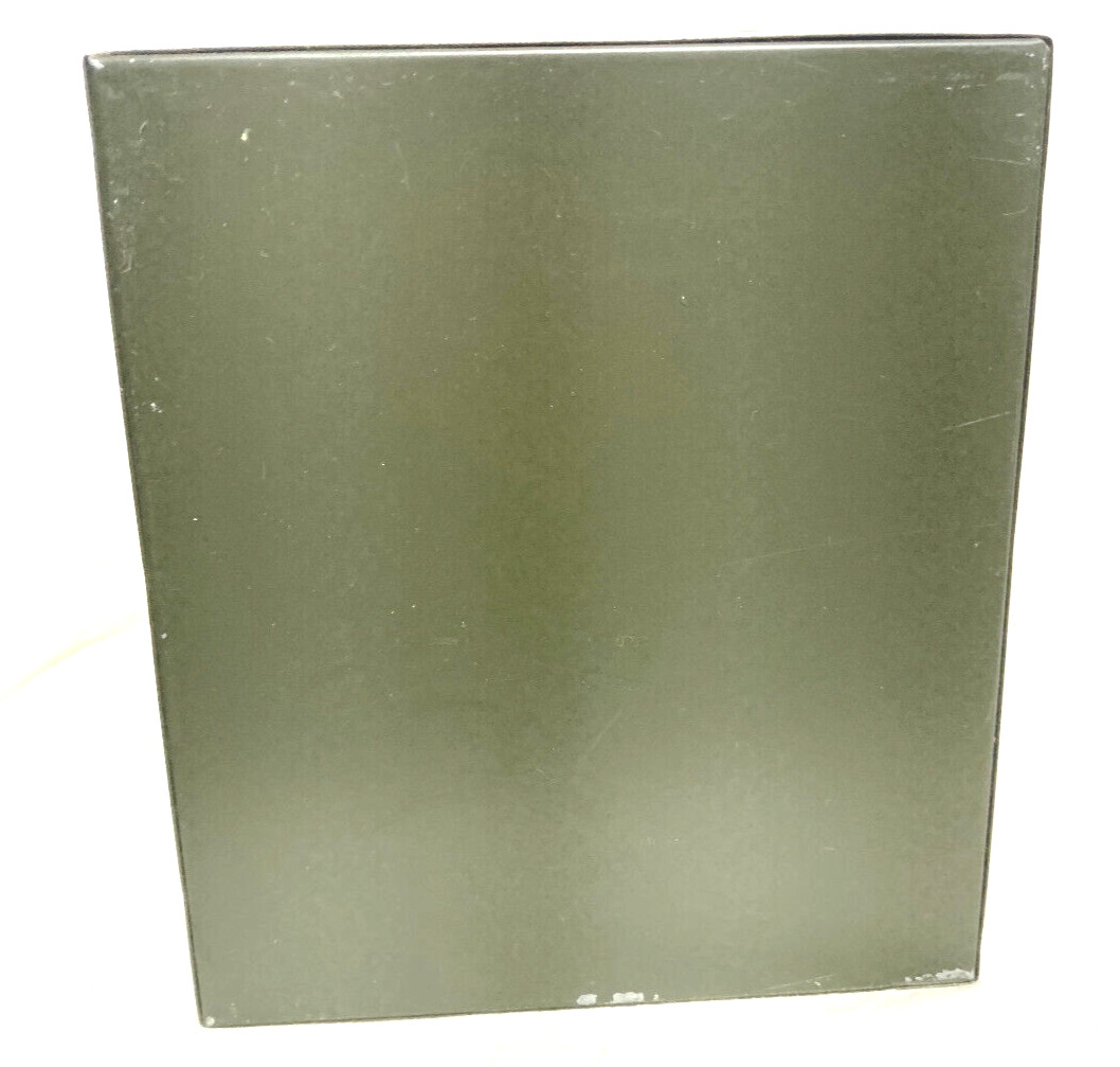 Vntg Phillips Rx Prescription File Container Storage Metal File Box Green