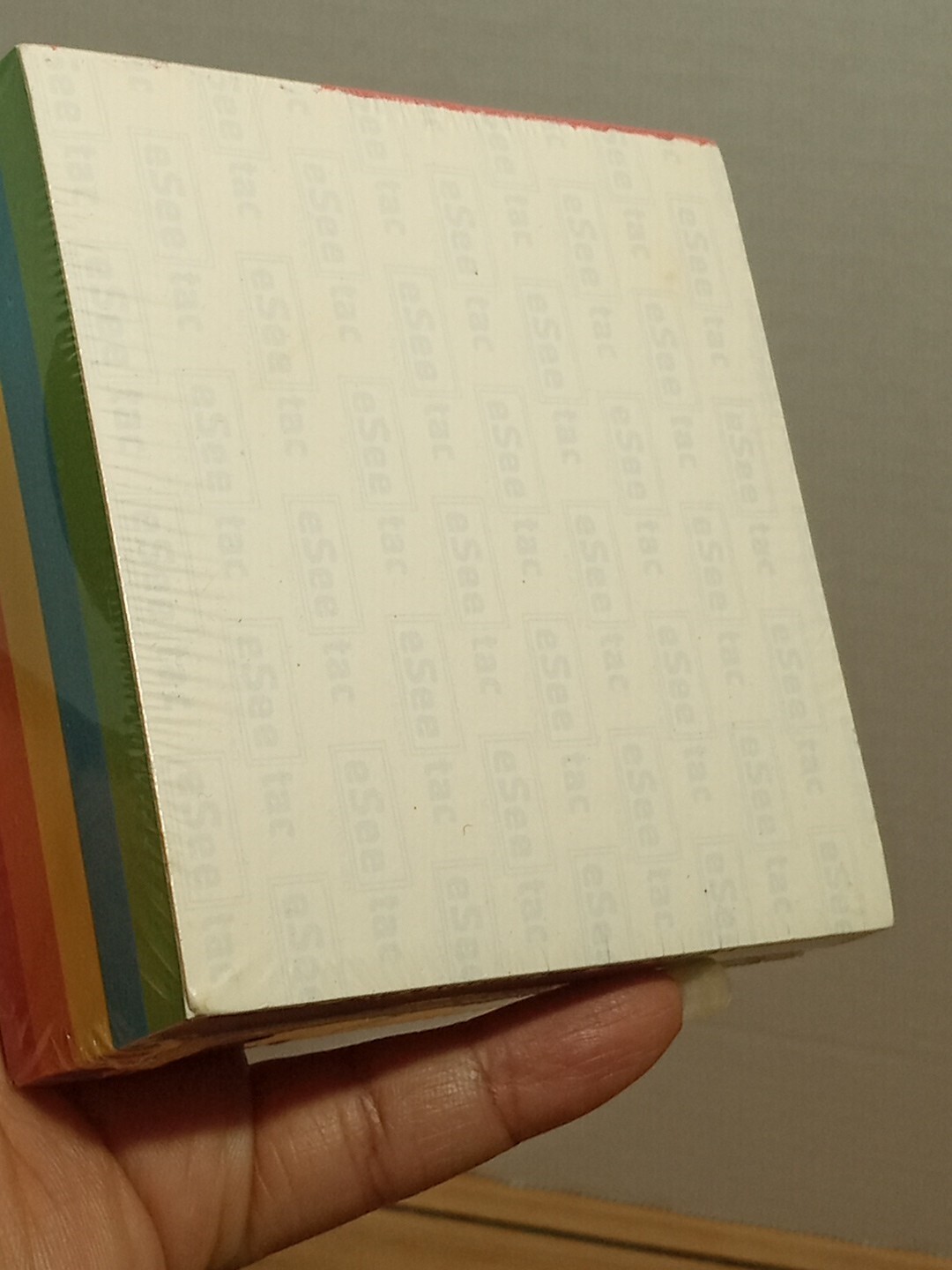 Rainbow Colors Post It Paper Sticky Note Pad Vintage Pepcid Drug Advertising
