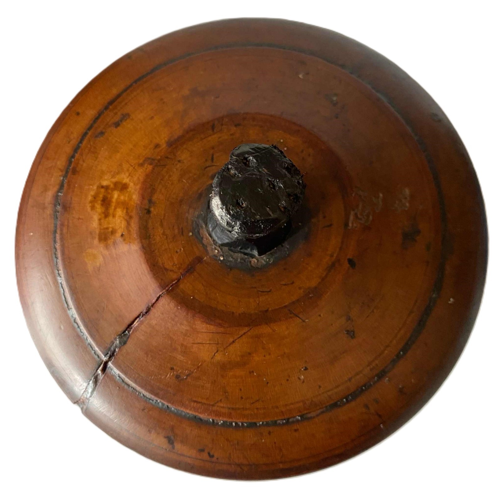 Antique Treen Apothecary Jar with Lid