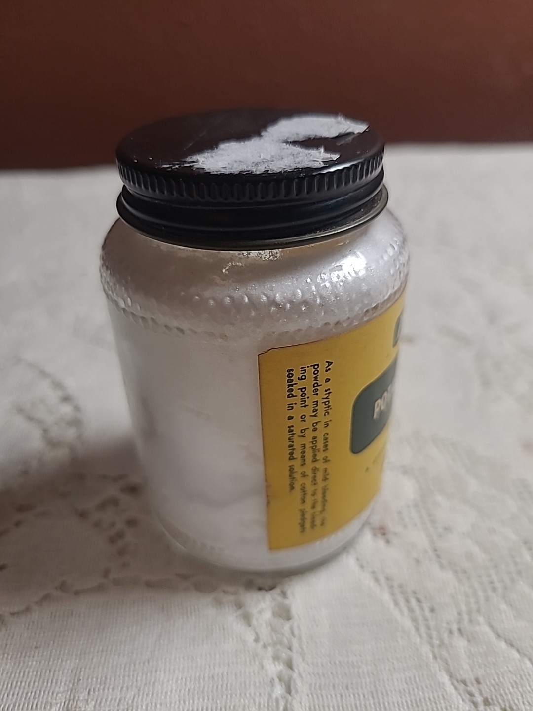 Vintage Potassium Alum People’s Drug Store Quality Jar Washington D.C.
