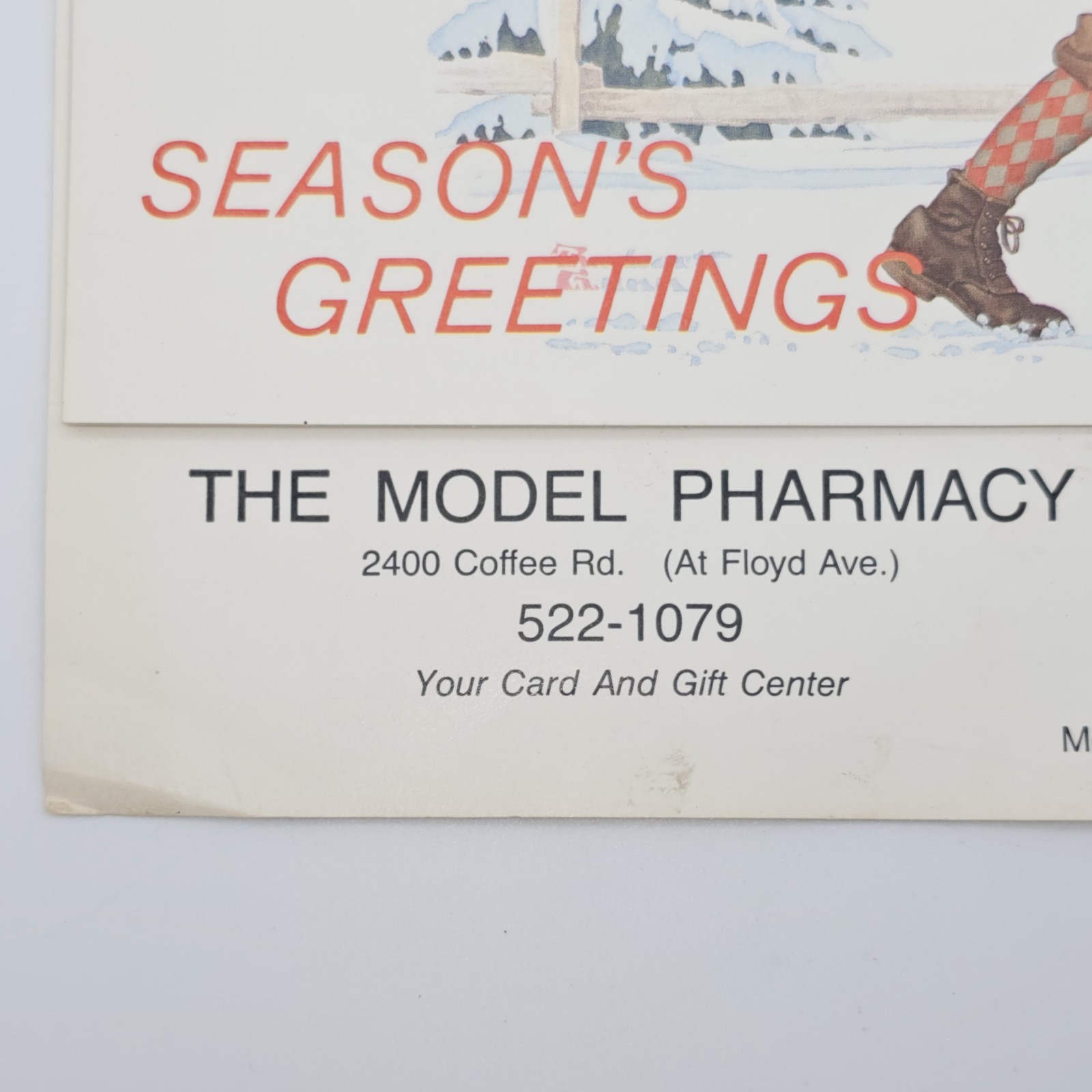 VTG 1989 Valu•Rite Calendar MODESTO, CA The Model Pharmacy Medico Dental COUPONS