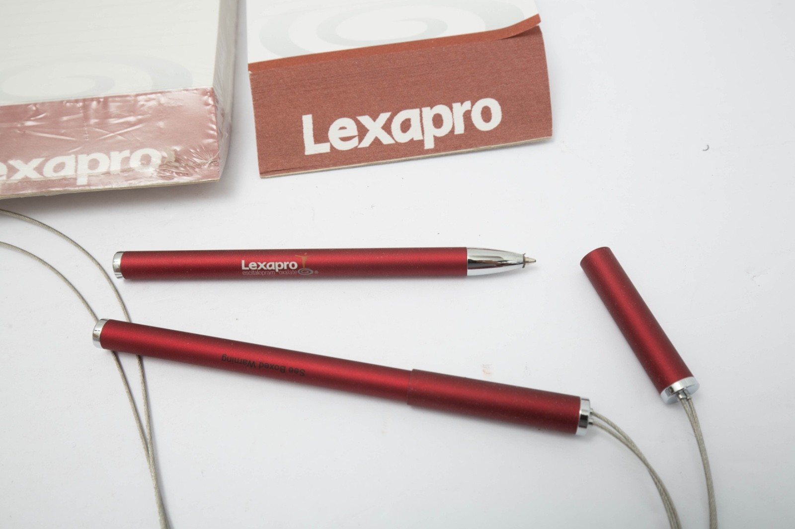 Lexapro Pen Notepad Drug Rep Pharmaceutical Promo Advertising Lot Pharmacy