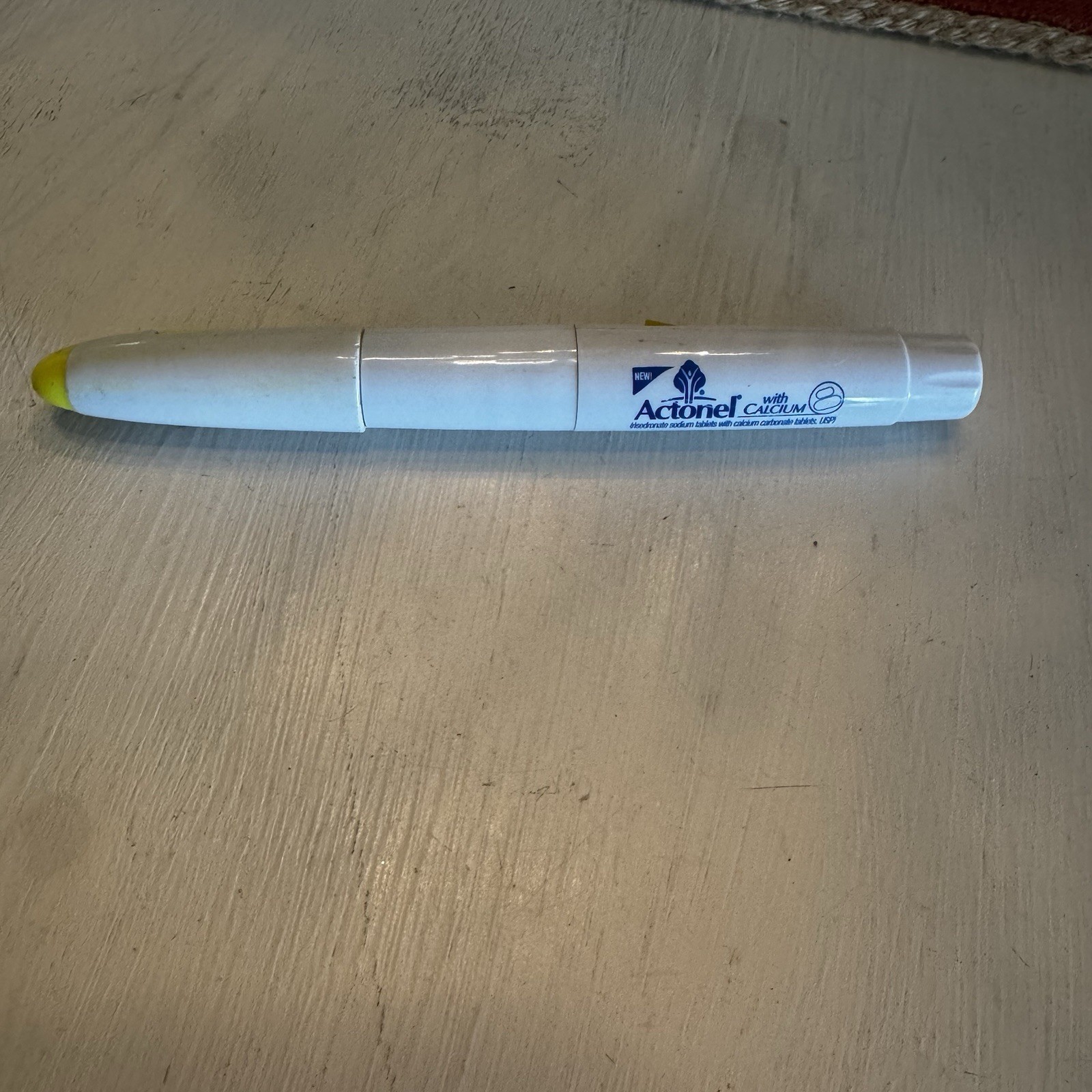 Drug Rep Actonel Pharmaceutical Advertising Highlighter Post It Marker Works