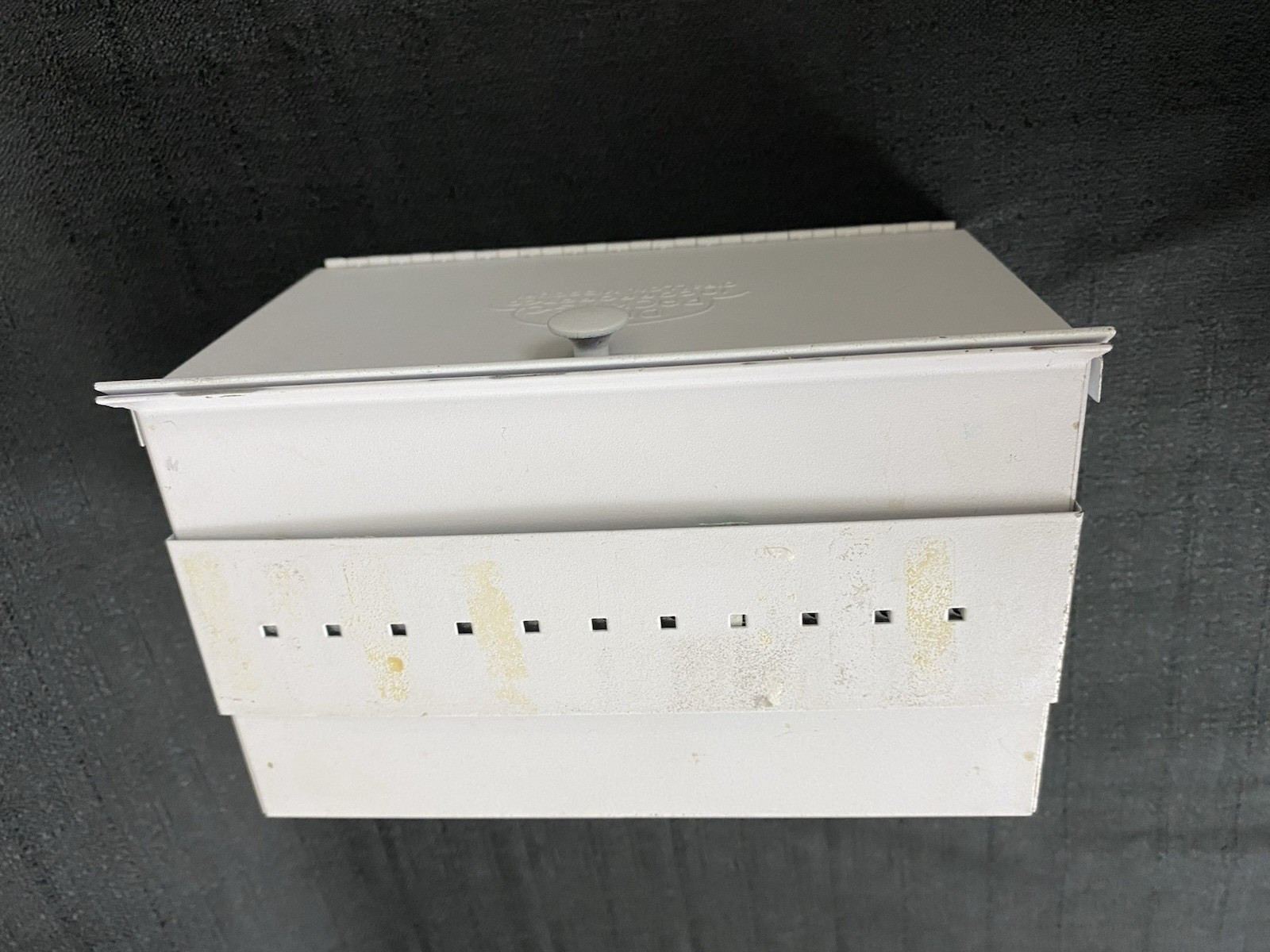 Drug Package Incorporated Metal Hinged Box Mail Slots O’FALLON MO 7.2 x 4.25 x 4
