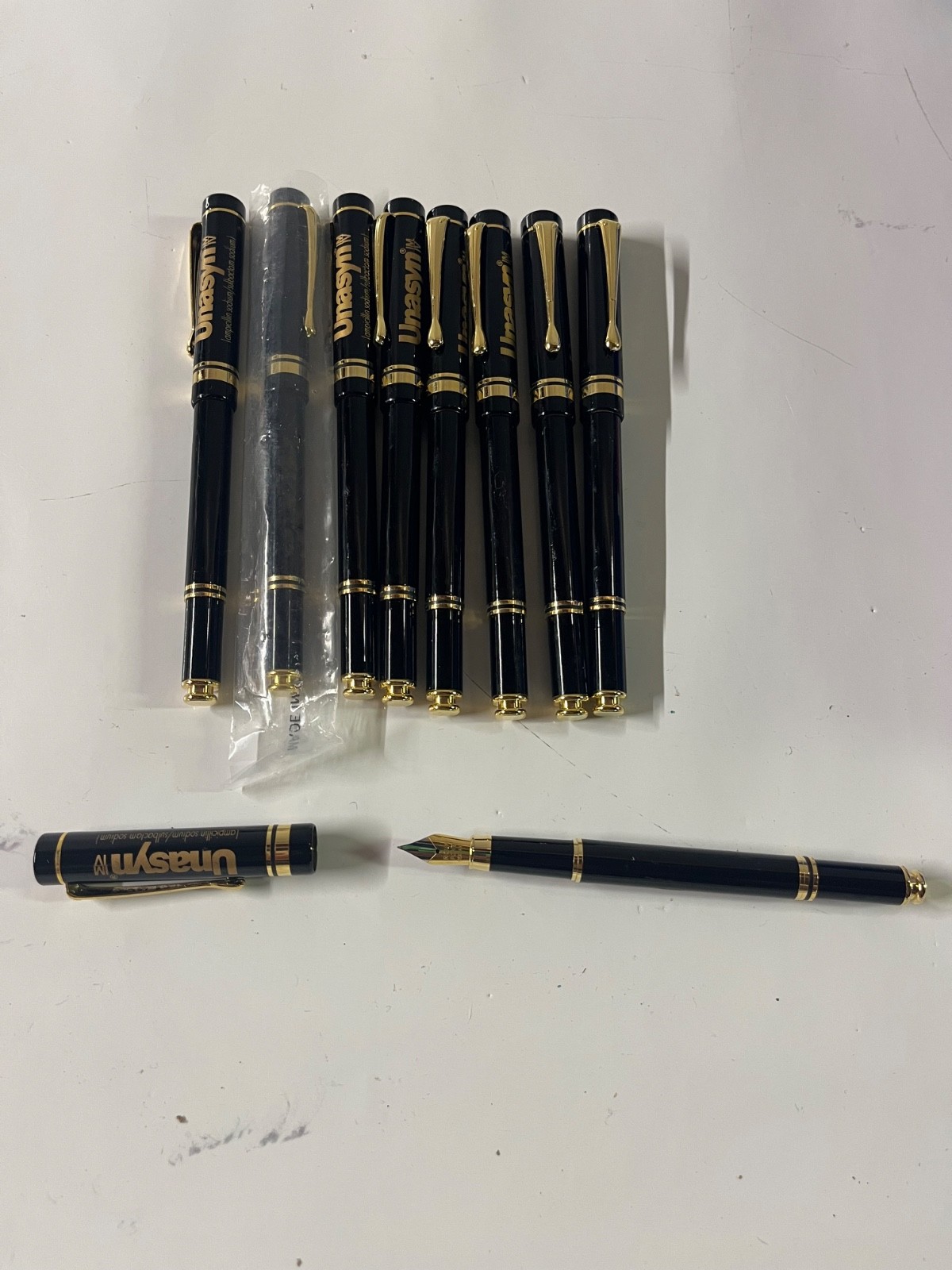 Fountain Pens ,pharmaceutical Drug Rep promo fountain pens Unasyn, new old stock