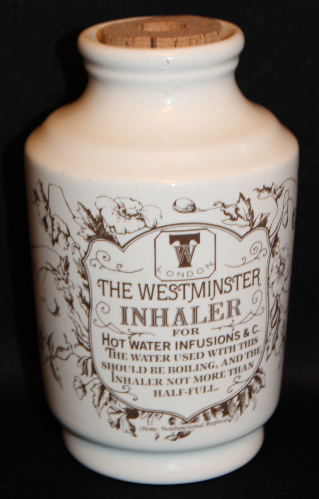 VINTAGE PHARMACEUTICAL ELI LILLY WESTMINSTER INHALER w/THE STORY OF INHALERS