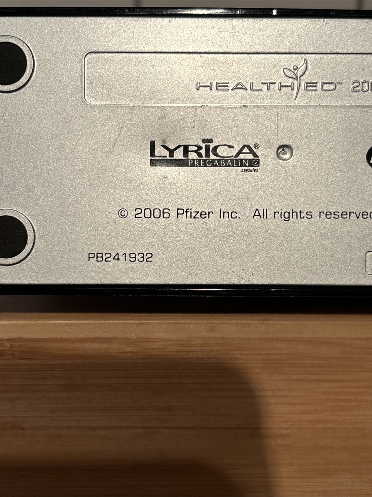 Pfizer LYRICA super Drug Rep Information Promo Pfizer Pharmaceutical 2006