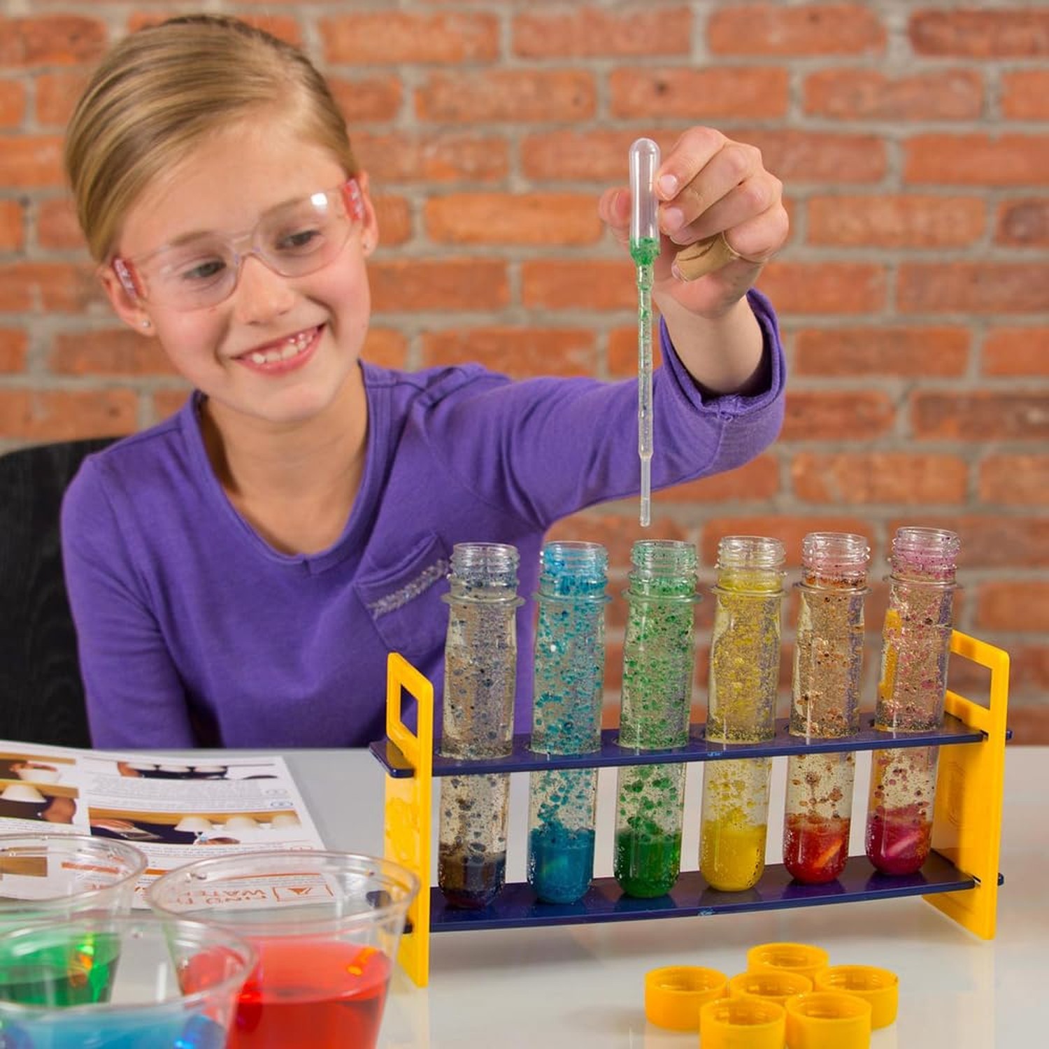 Steve Spangler’s Large Plastic Test Tube Rack, 1 Rack