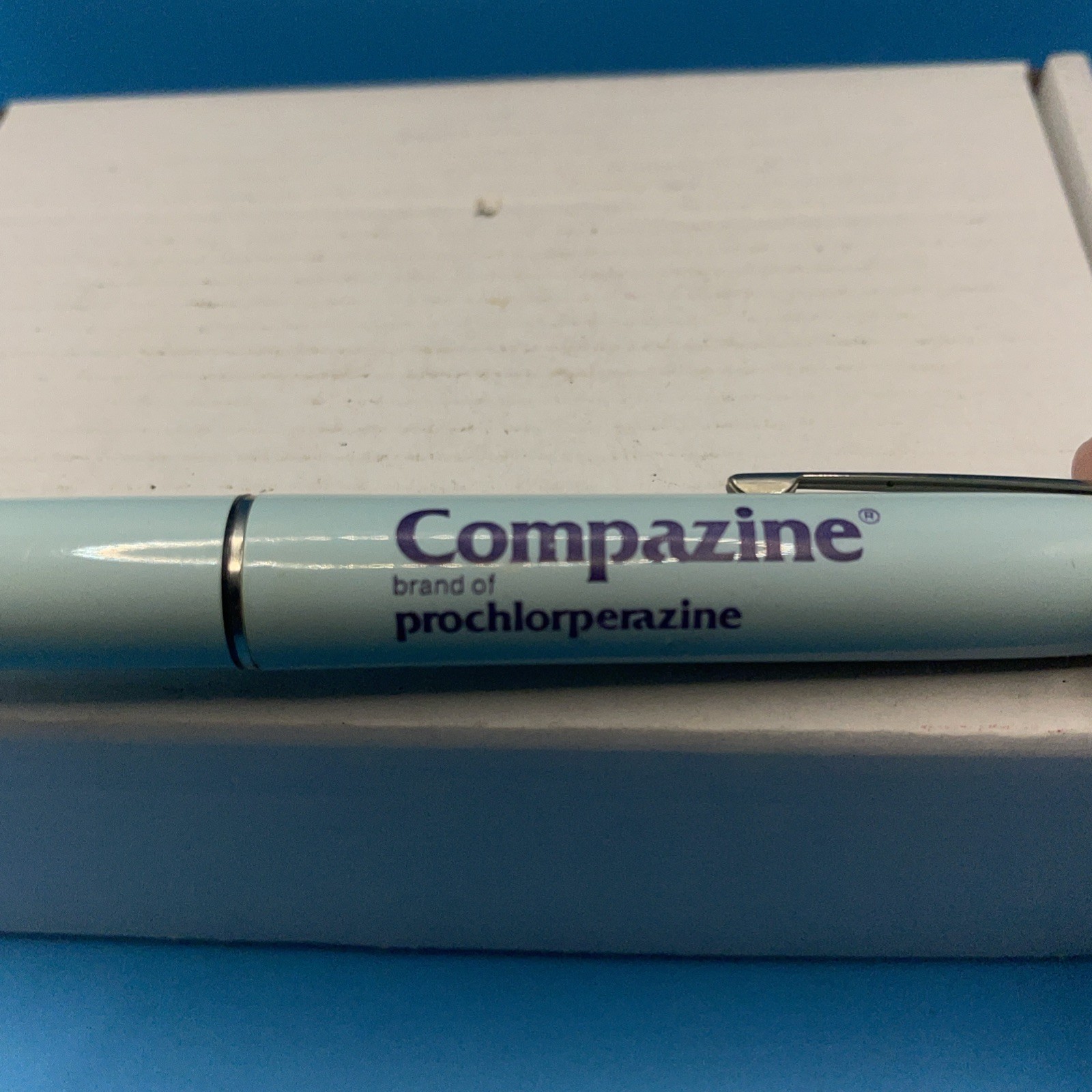 Vintage Compazine Pen Light New Drug Rep Pharmaceutical Promo Advertising