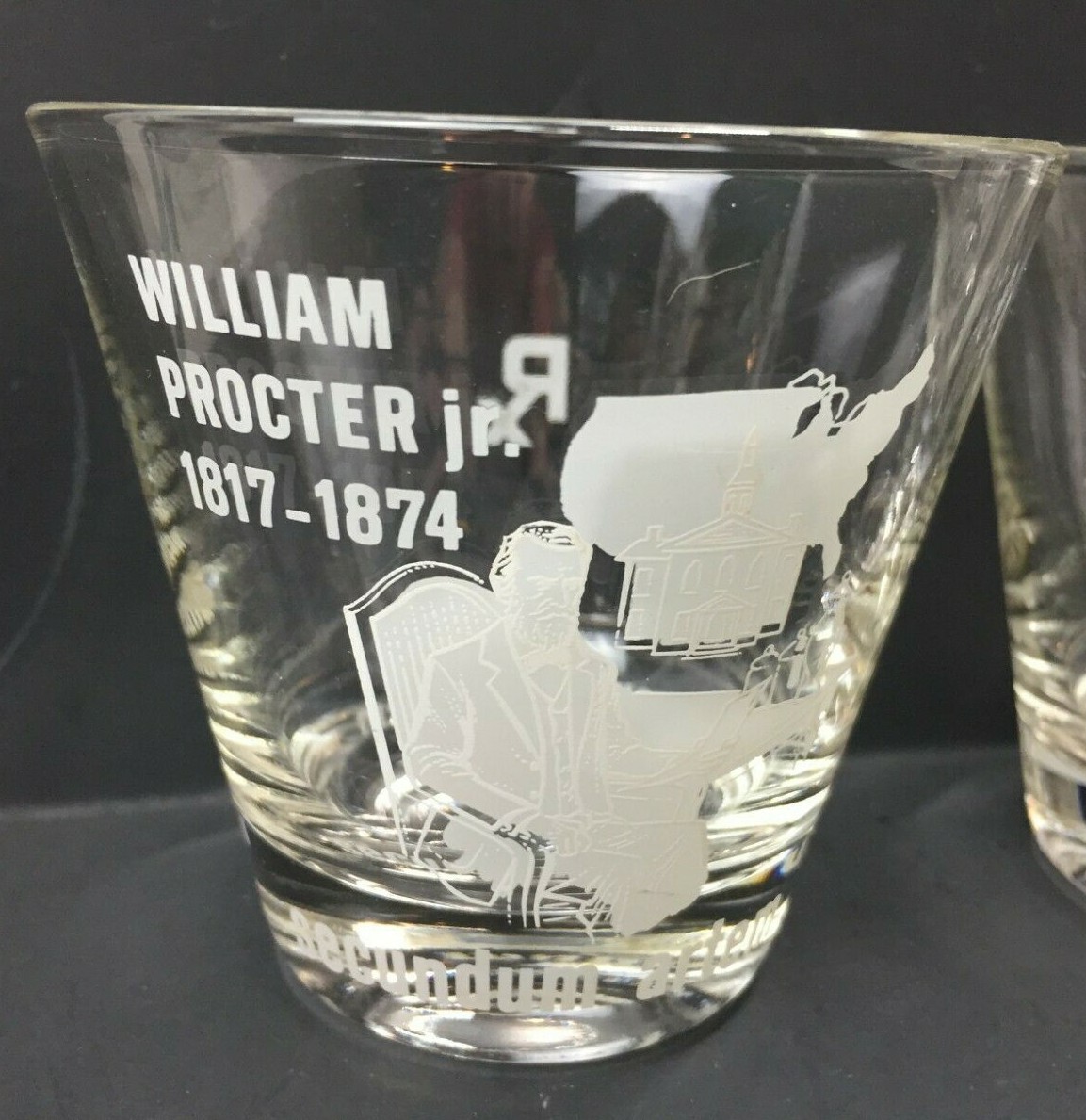 4 William Procter Jr Secundum Artem RX Rocks Drinking Water Glasses